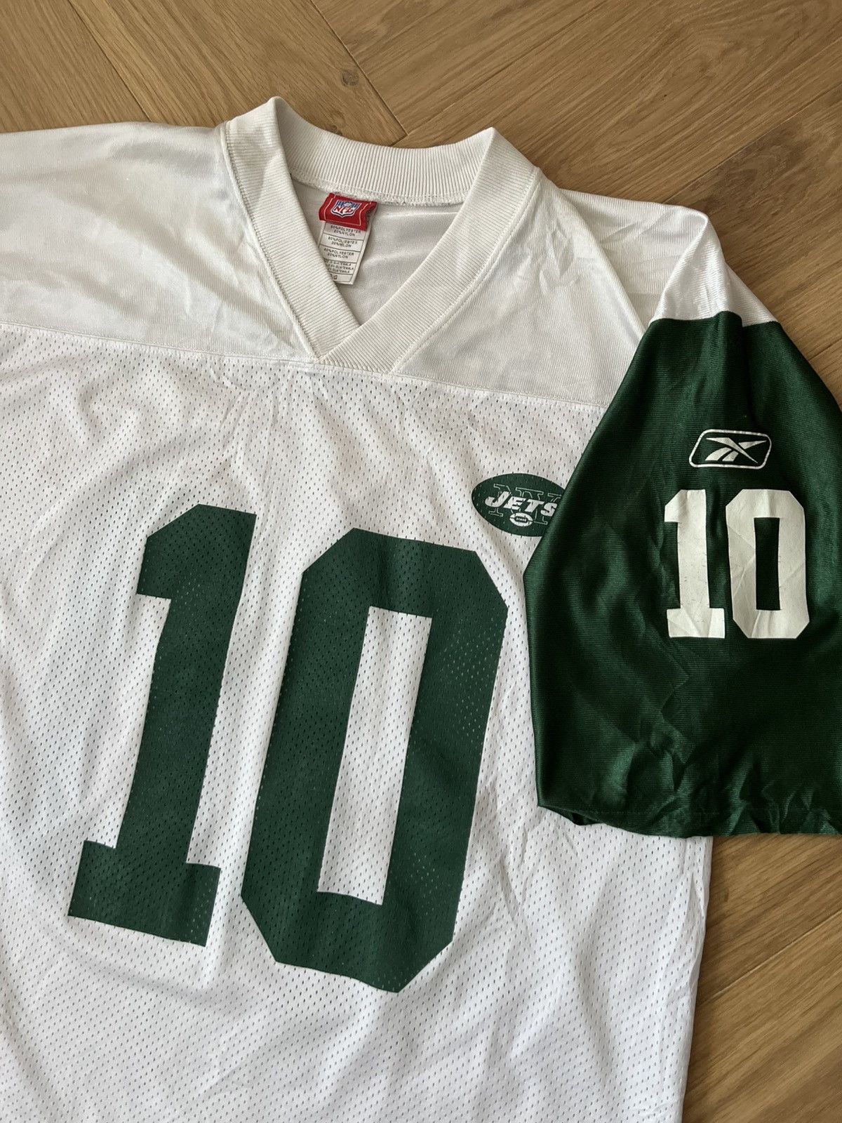 Reebok New York Jets #10 Chad Pennington Reebok On-Field Jersey Size US L / EU 52-54 / 3 - 6 Thumbnail