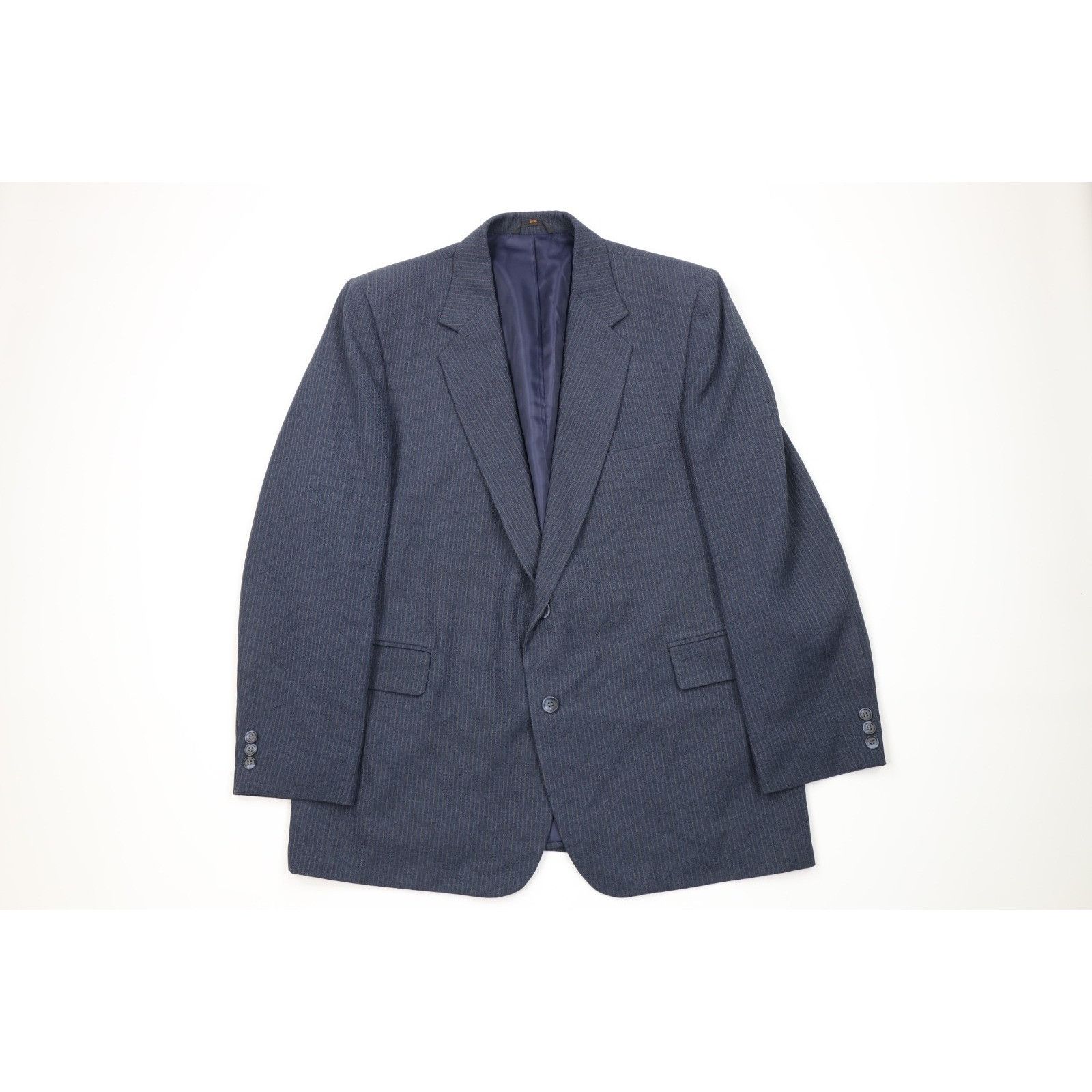 Vintage Vintage 70s Streetwear Distressed Striped 2 Piece Suit Size 44R - 2 Thumbnail