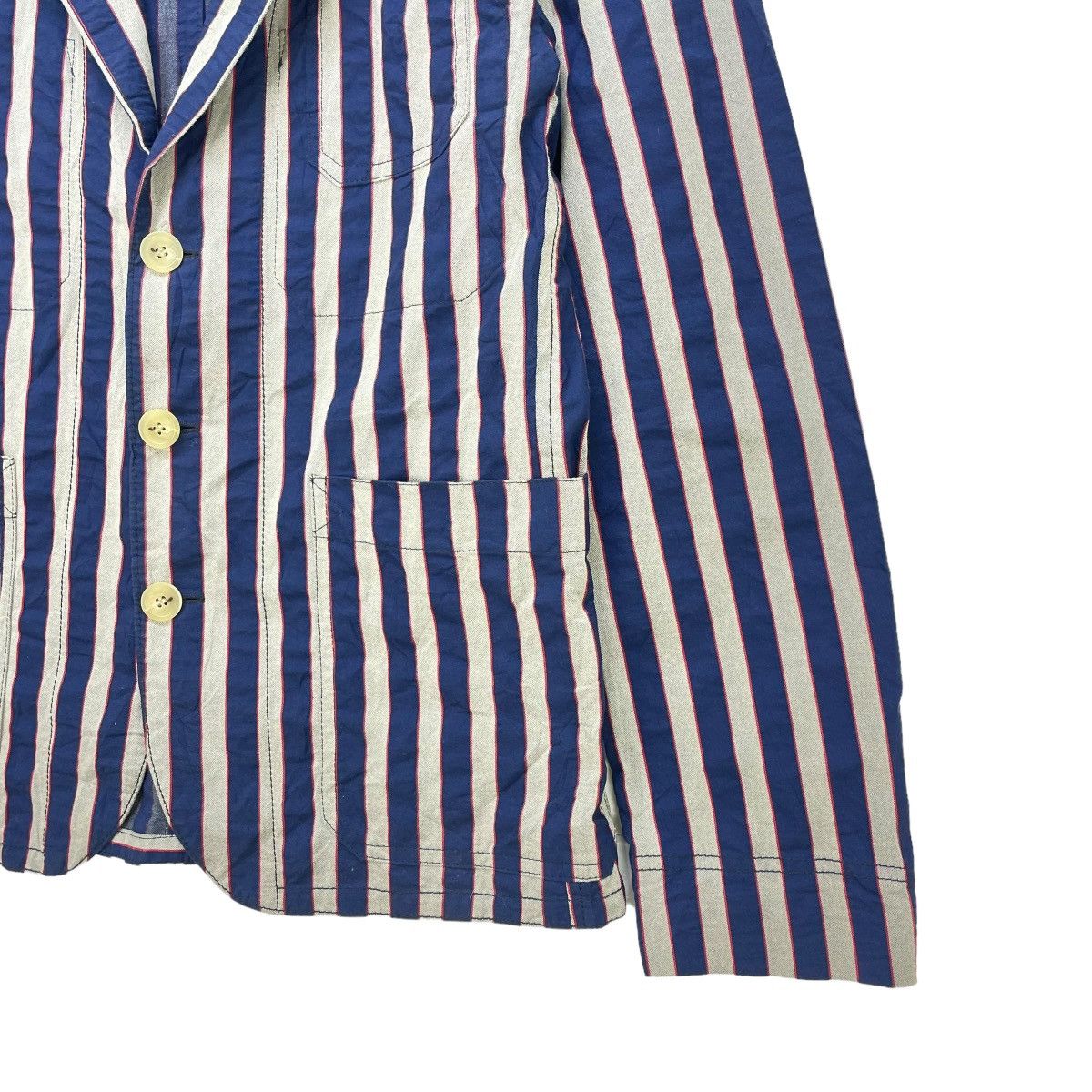 Maison Kitsune Maison Kitsune Stripe Style Worker Jacket Size US M / EU 48-50 / 2 - 6 Thumbnail