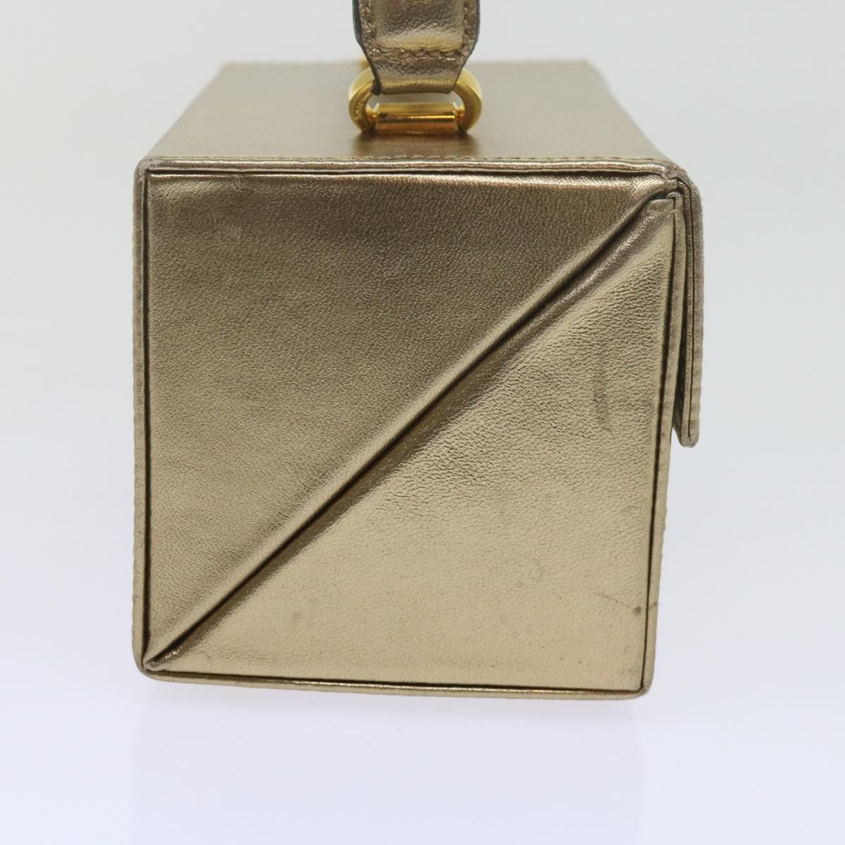 Salvatore Ferragamo Salvatore Ferragamo Gancini Hand Bag Leather Gold Tone Size ONE SIZE - 5 Thumbnail