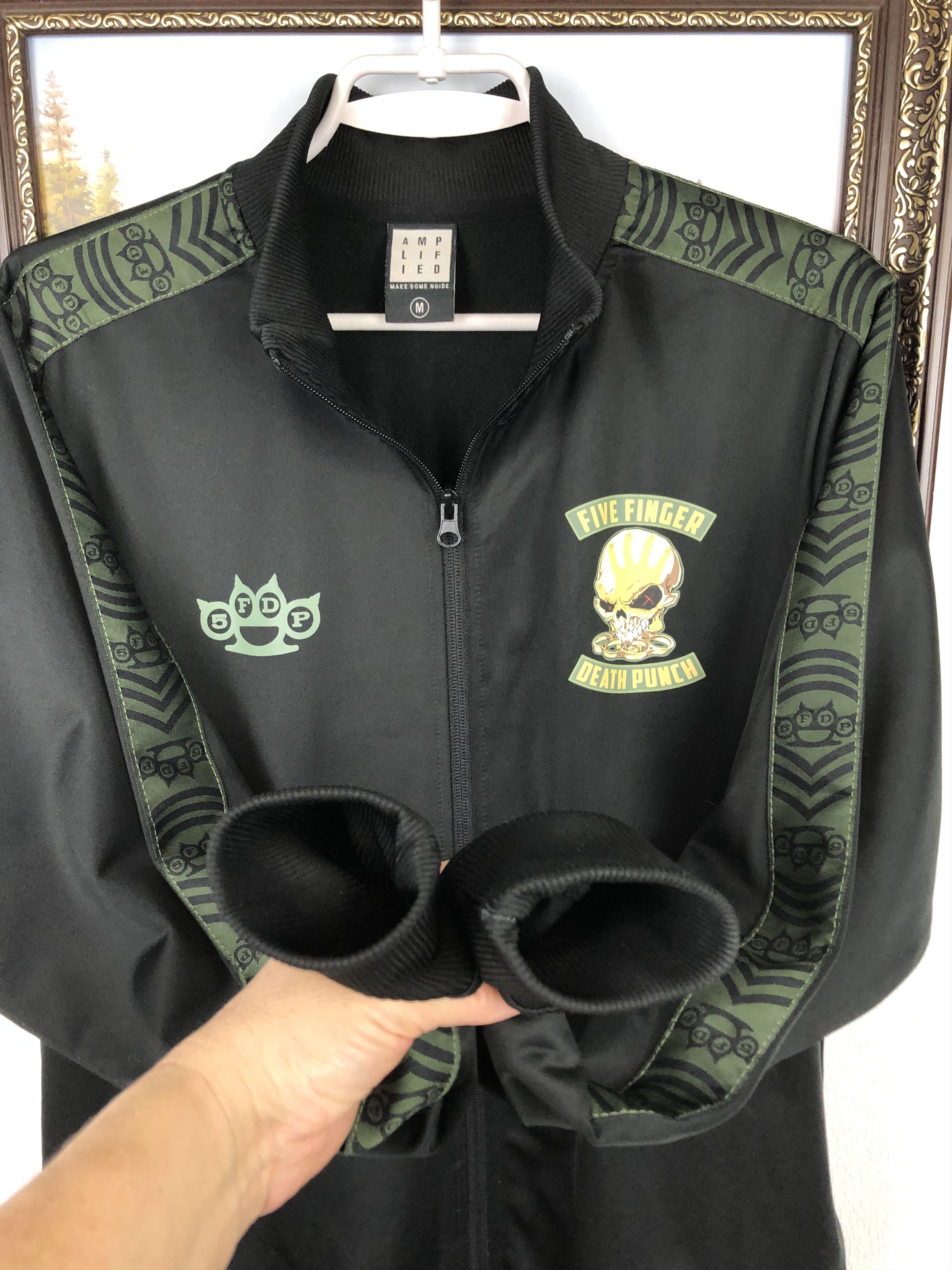 Band Tees Vintage Five Finger Death Punch Band Mens Jacket Track Top Size US M / EU 48-50 / 2 - 7 Thumbnail