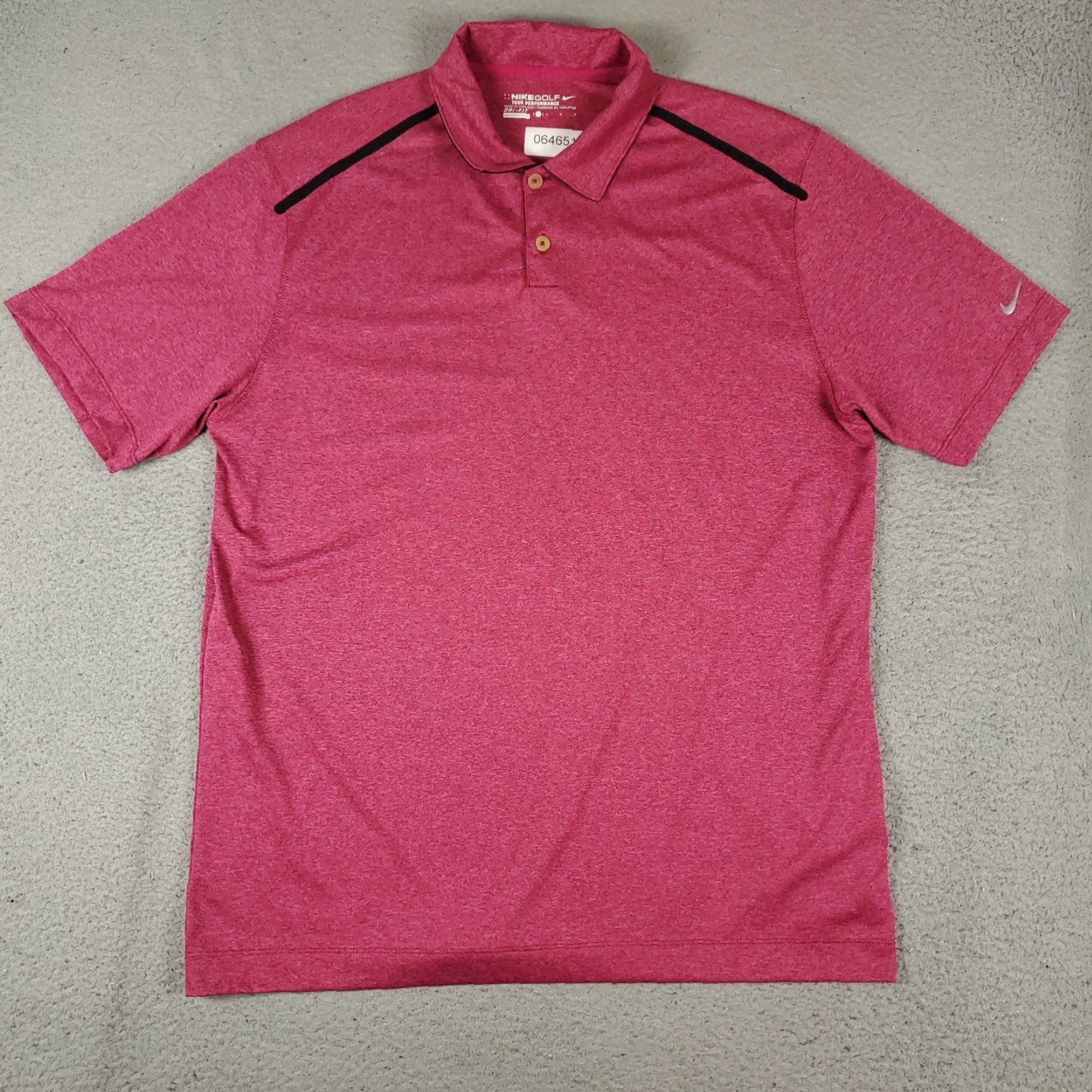 Nike Nike Polo Shirt Mens L Pink Swoosh Golf Casual Short Sleeve Polo - Nike Shirt Mens Large Pink Colorful Modern Preppy Sports Size US L / EU 52-54 / 3 - 2 Thumbnail