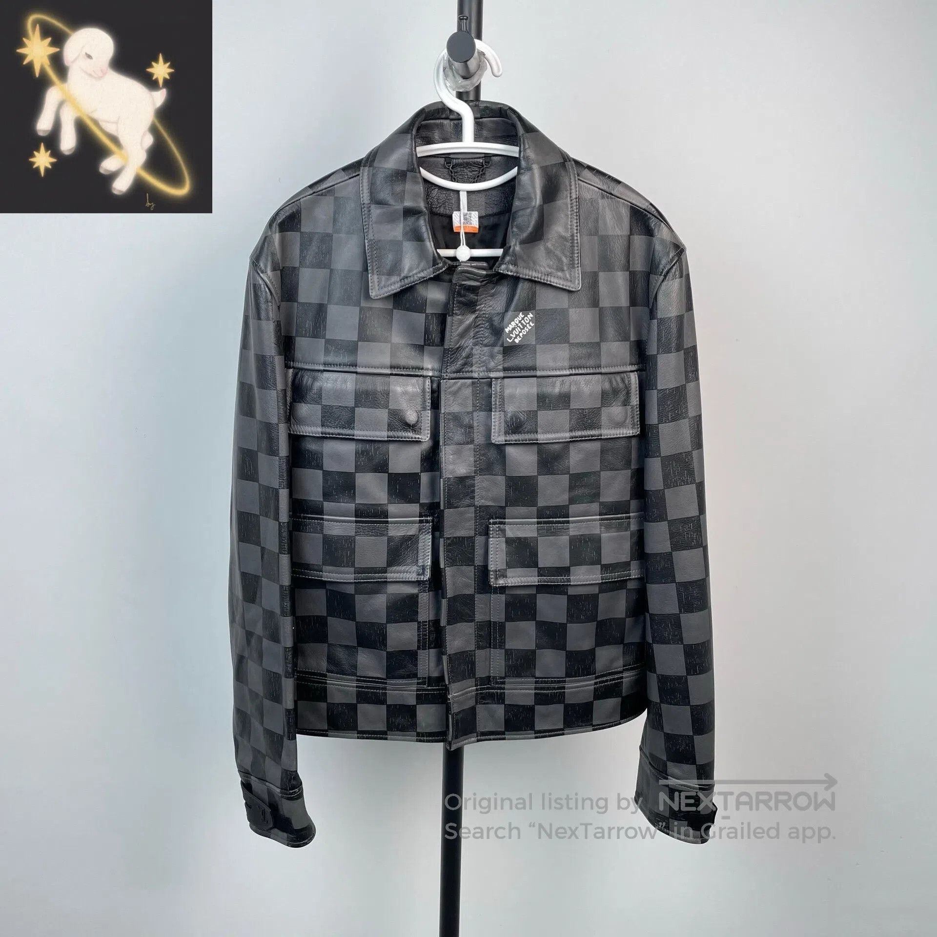 Louis Vuitton Louis Vuitton Black and grey checkered four pocket leather Size US S / EU 44-46 / 1 - 1 Thumbnail