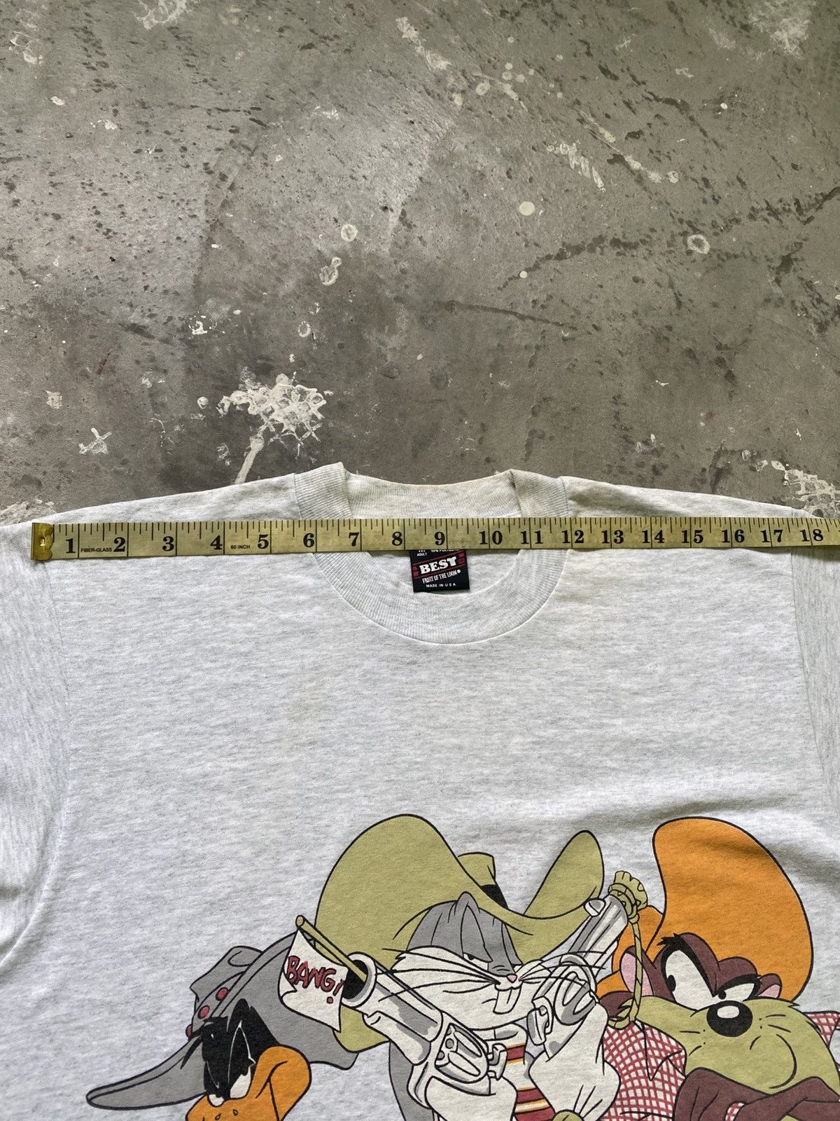 Cartoon Network Vintage 1993 Looney Tunes Cowboy By Warner Bros T Shirt Size US M / EU 48-50 / 2 - 17 Thumbnail