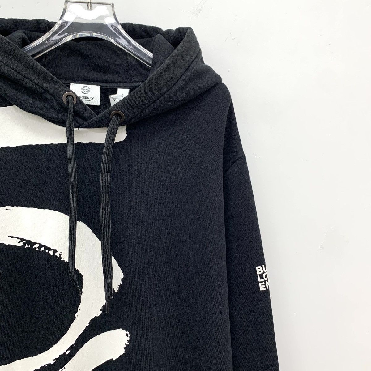 Burberry Burberry Hooded Drawstring Long Sleeve Sweatshirt K26WX Size US L / EU 52-54 / 3 - 3 Thumbnail
