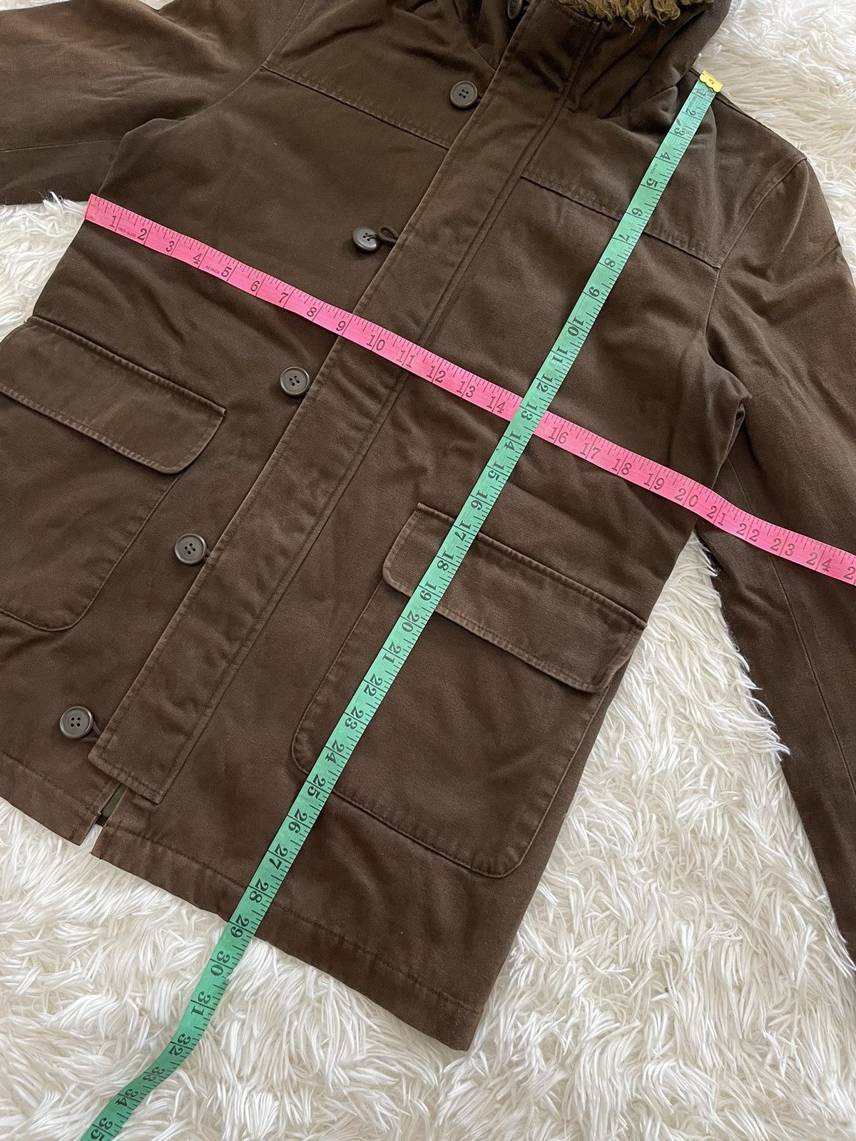 Michel Klein × Vintage Michel Klein Homme Fur Trimmed Linning Jacket Size M / US 6-8 / IT 42-44 - 14 Thumbnail