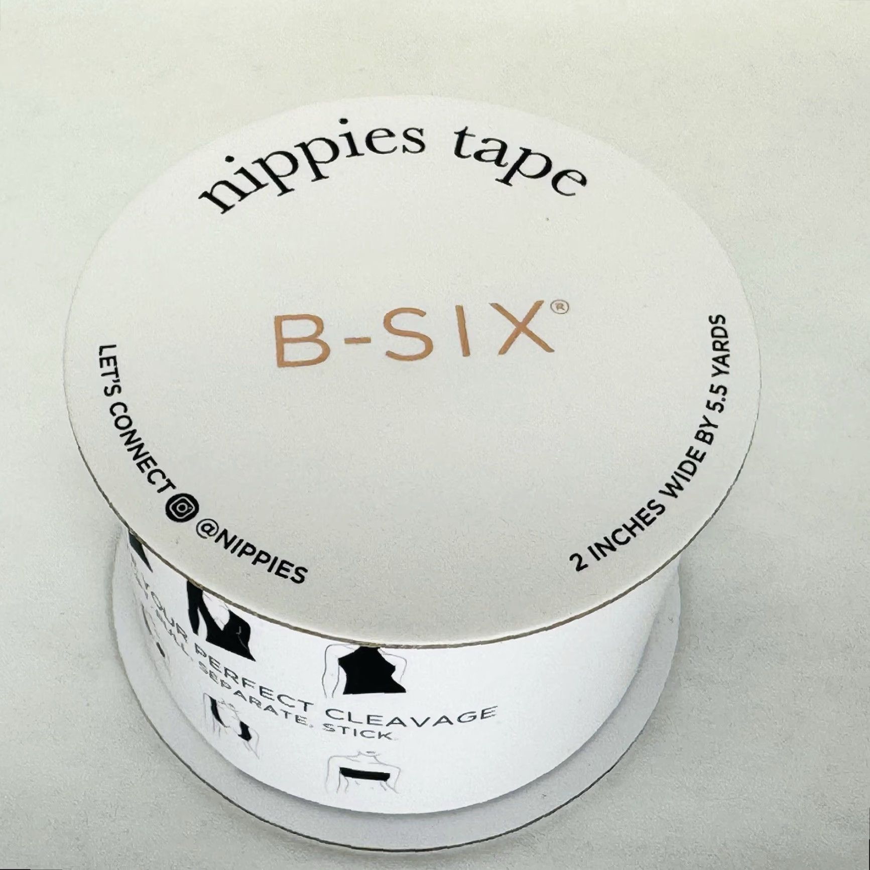 Vintage B-SIX Nippies Breast Lift Tape Roll Black One Size Women Free Shipping Size ONE SIZE - 2 Thumbnail