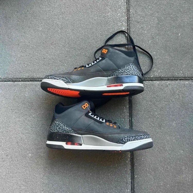 Jordan Brand Jordan 3 Retro Fear New Defects No Box CT8532080 Size 10 Size US 10 / EU 43 - 3 Thumbnail