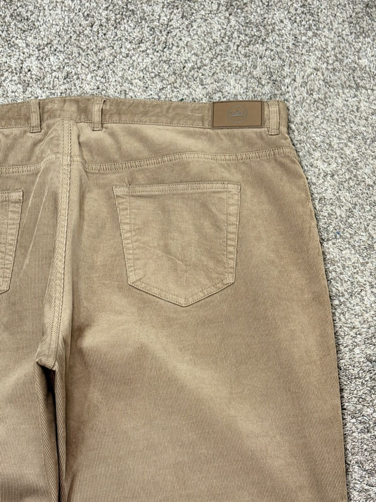 Peter Millar Peter Millar Beige Pants Men 42 Ivory Superior Soft Corduroy Size US 42 / EU 58 - 4 Thumbnail