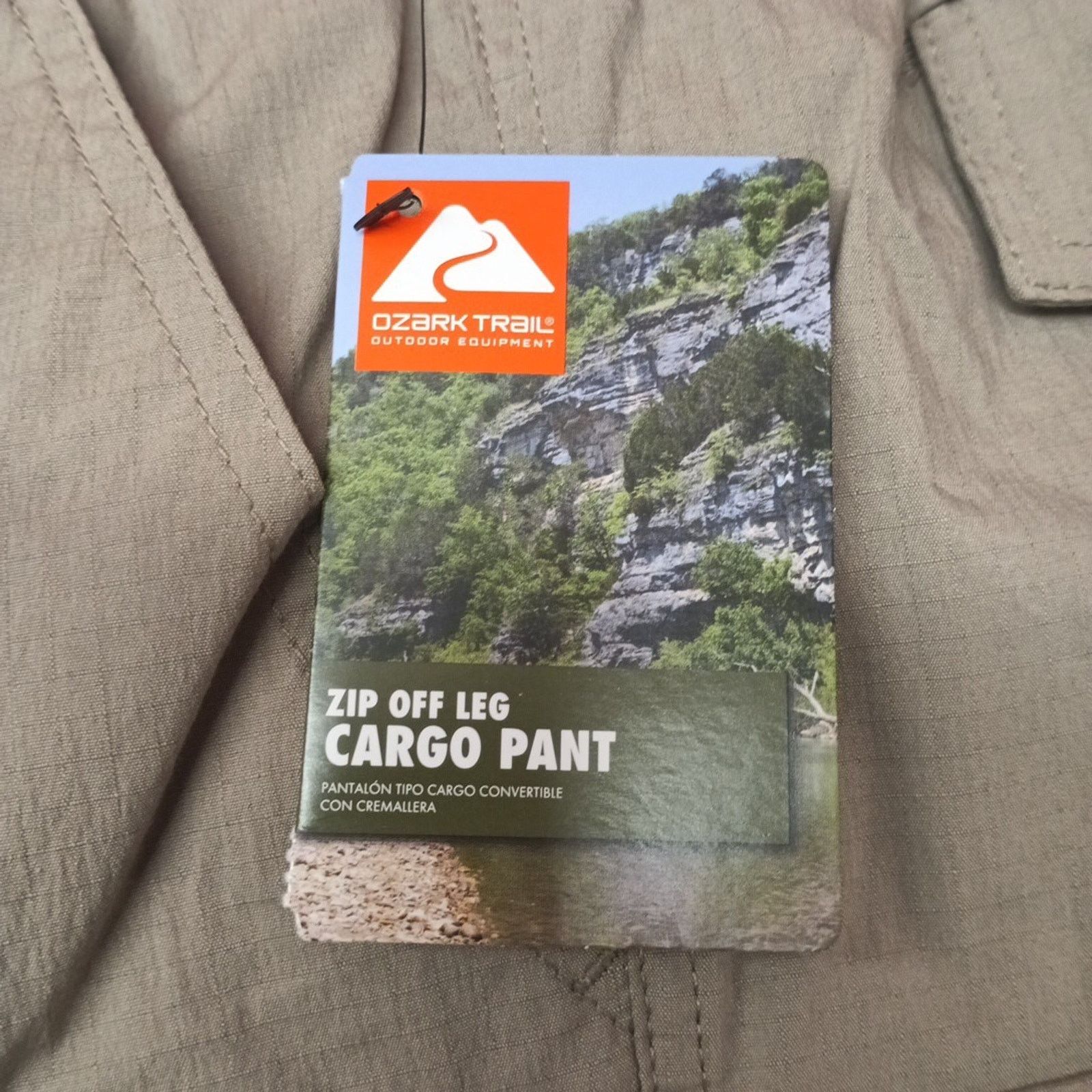 Other Ozark Trail Zip Off Convert Cargo Pants Men's 38x30 Taupe Size US 38 / EU 54 - 2 Thumbnail