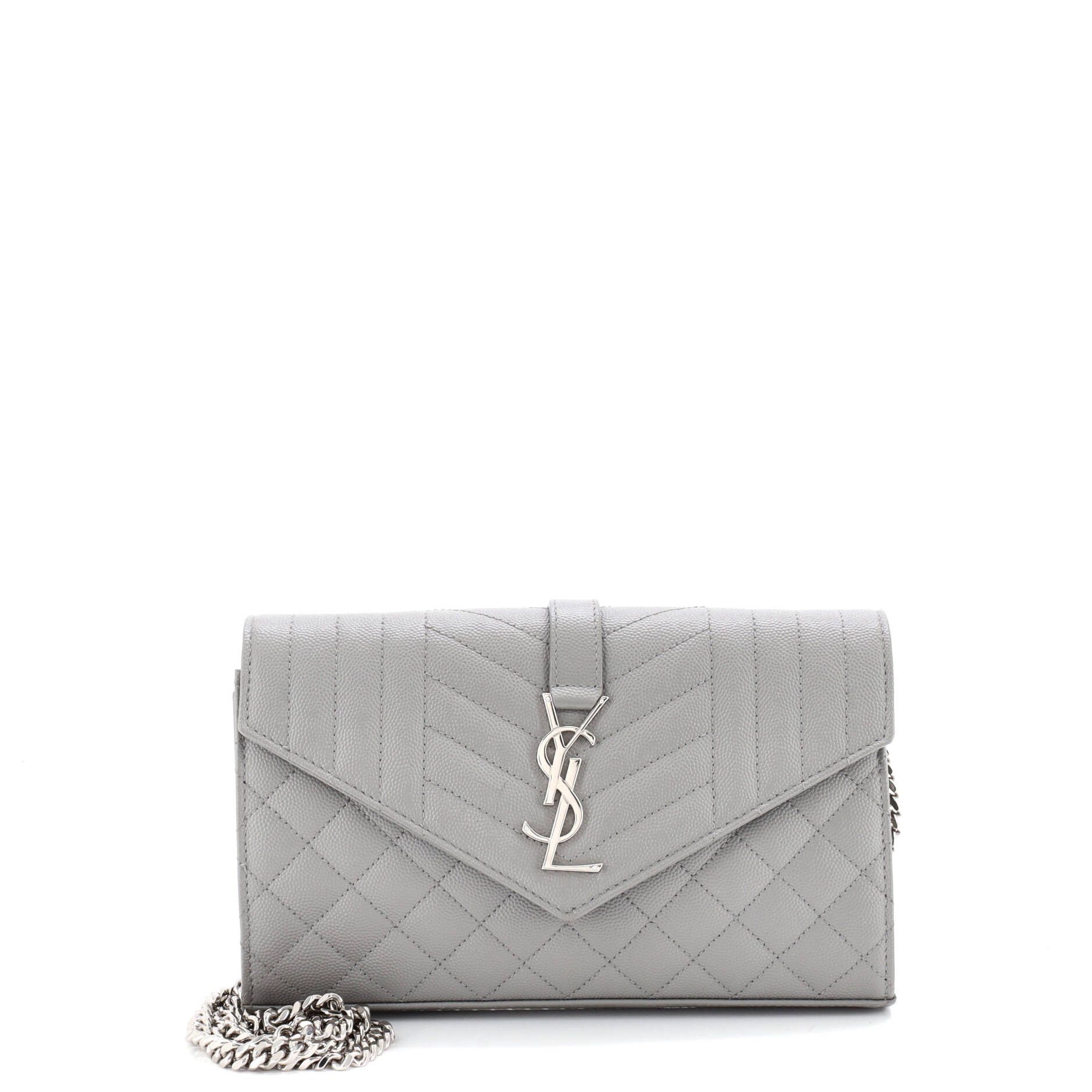 Saint Laurent Paris Classic Monogram Chain Wallet Size ONE SIZE - 1 Thumbnail