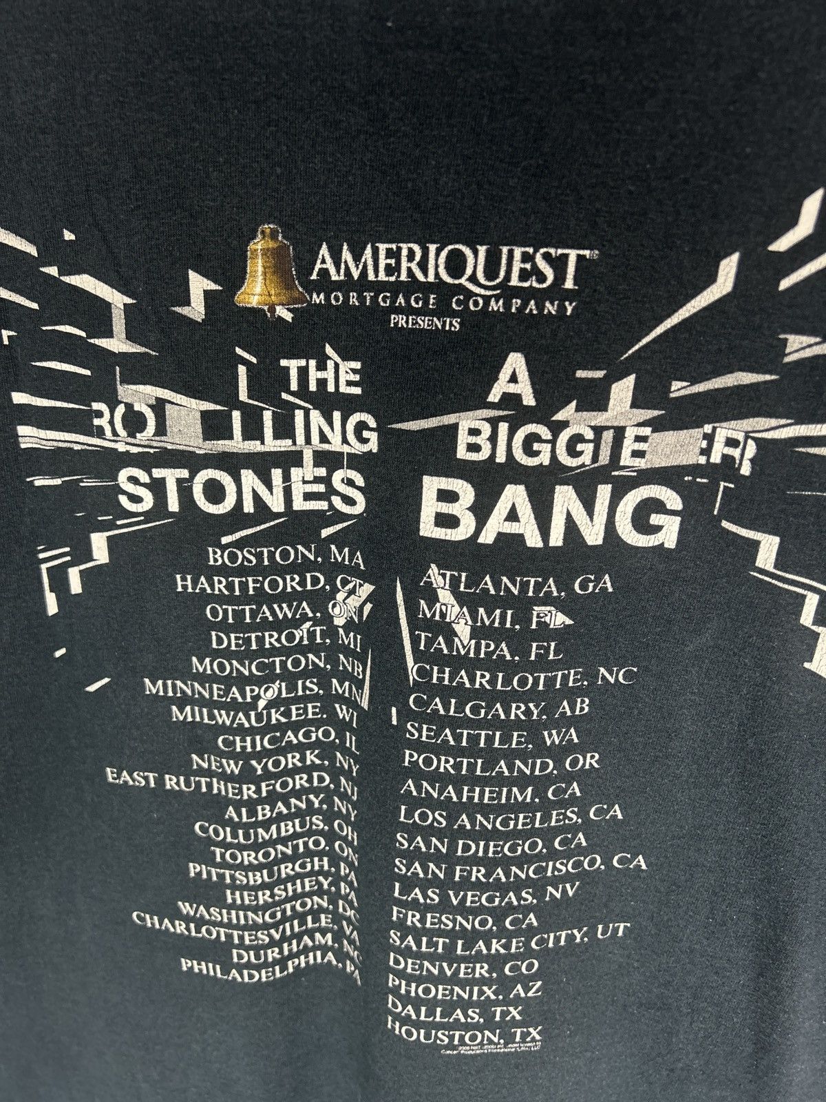 KISS 2005 Rolling Stones A Bigger Bang Tour Tee Size US XL / EU 56 / 4 - 7 Thumbnail