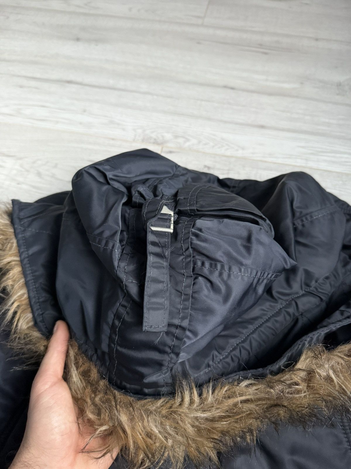 Alpha Industries × Schott Vintage Schott military parka jacket bomber Size US XL / EU 56 / 4 - 7 Thumbnail