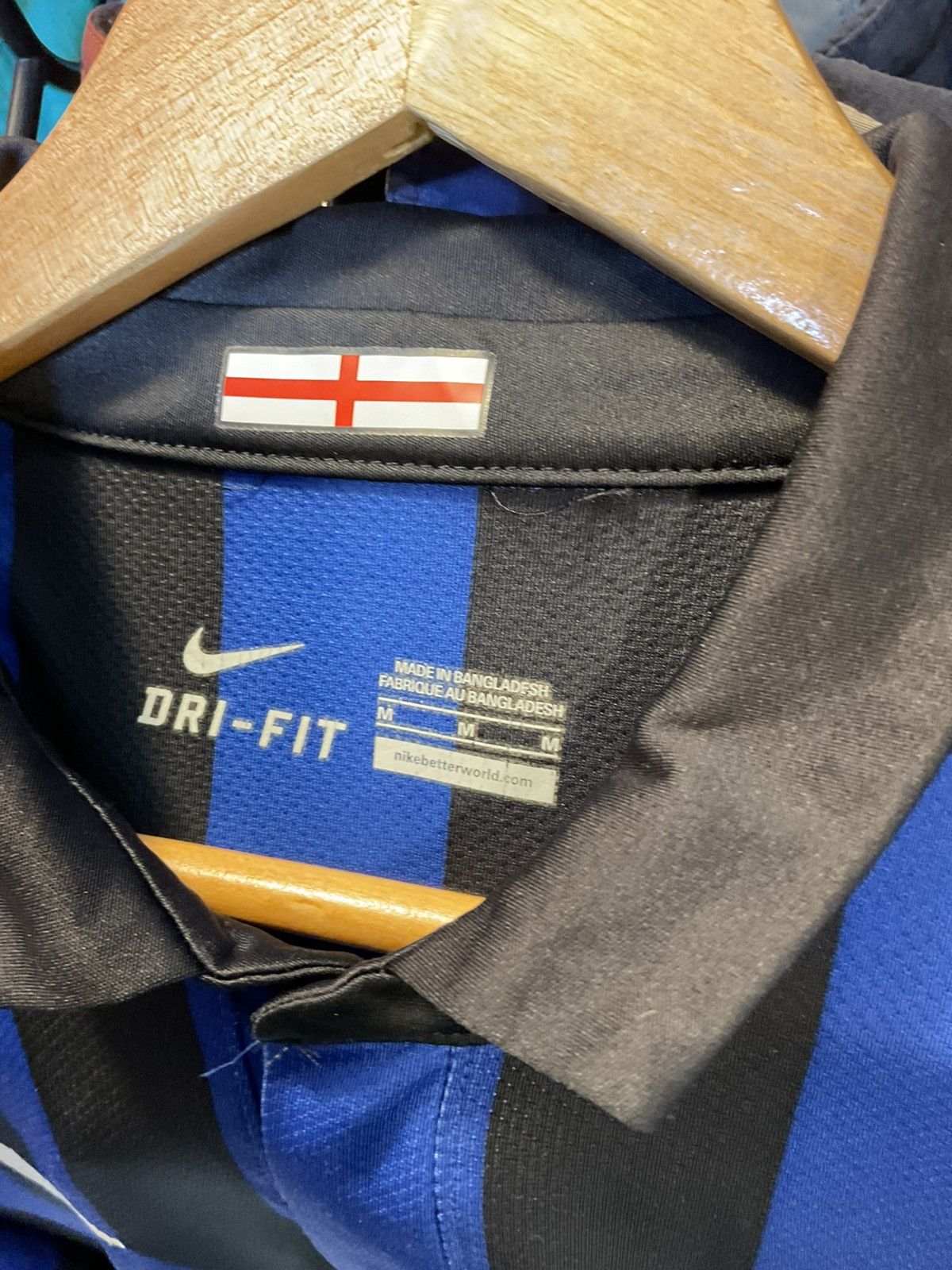 Nike 2014-2015 Inter Milan Home Kit Zanetti 4 Size US M / EU 48-50 / 2 - 4 Thumbnail