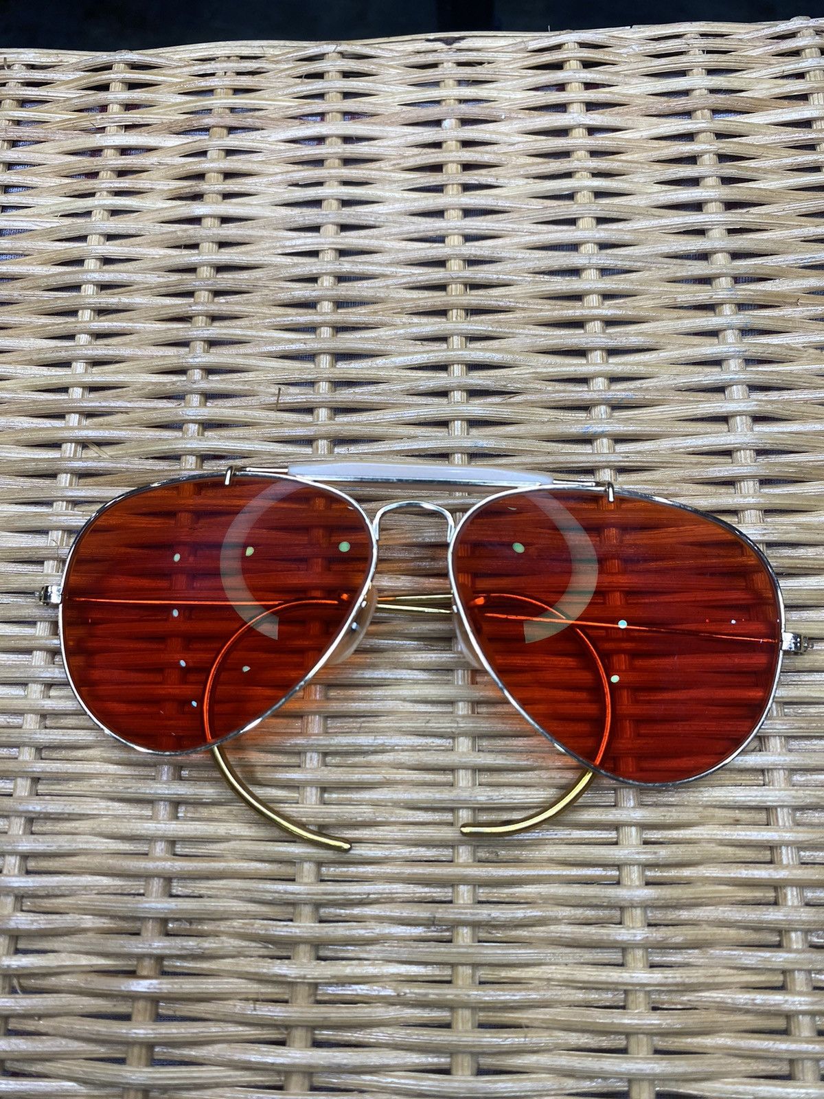 RayBan × Vintage Vintage Bushnell Japan B&L Gold 601 Aviator sunglasses Size ONE SIZE - 2 Thumbnail