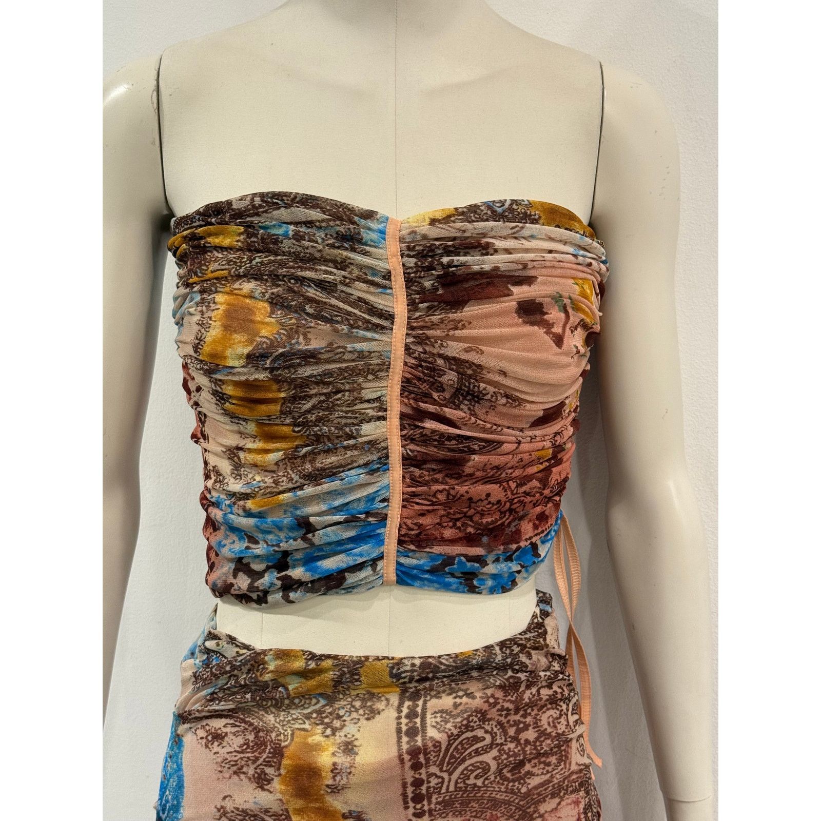plein sud 2000s Plein Sud mesh set top & skirt Size XS / US 0-2 / IT 36-38 - 6 Thumbnail