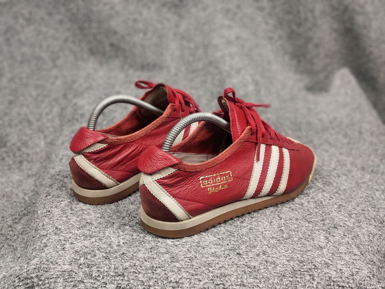 Adidas Vintage 2003 Adidas Italia Leather Red Retro Sneakers Size US 8 / EU 41 - 16 Thumbnail