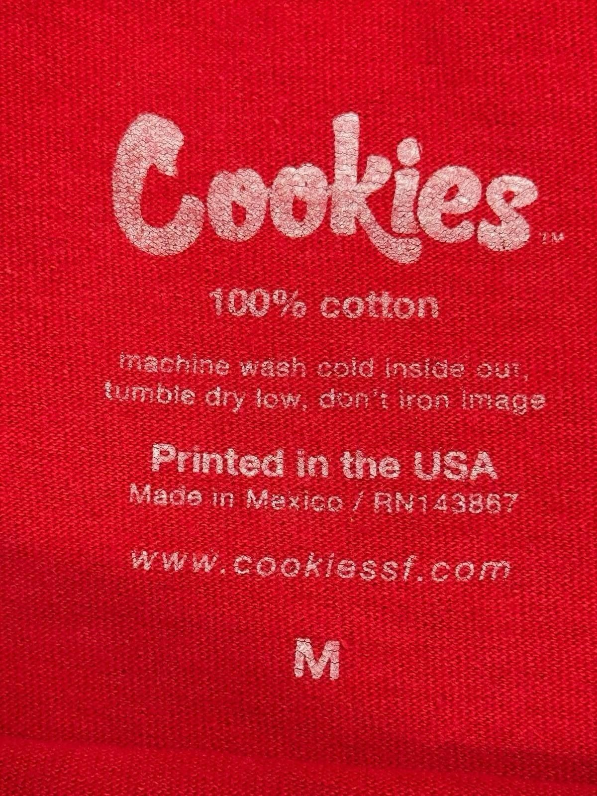 Other Cookies SF Red Logo Tee Mens (Medium) – Bold Streetwear #8 Size US M / EU 48-50 / 2 - 5 Thumbnail