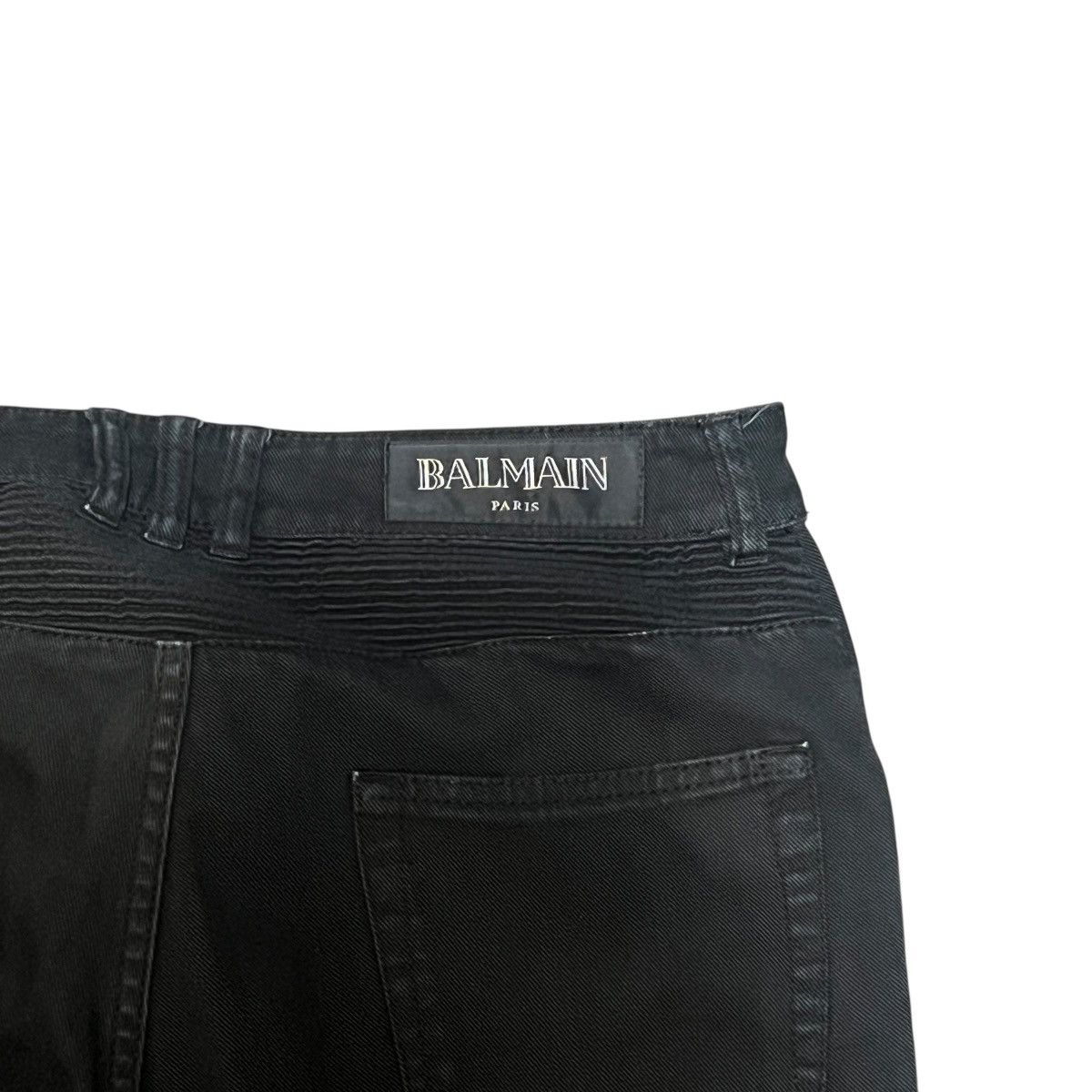 Balmain BALMAIN Cotton Elastane Biker Pants Size US 31 - 8 Thumbnail