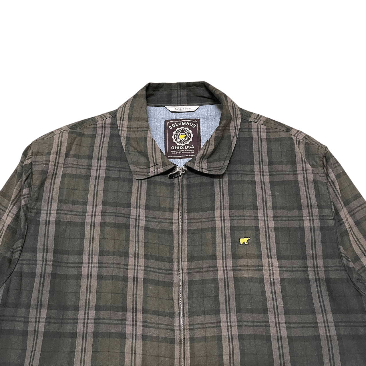 Golden Bear Vintage Golden Bear Columbus Plaid Zipper Jacket Size US L / EU 52-54 / 3 - 2 Thumbnail