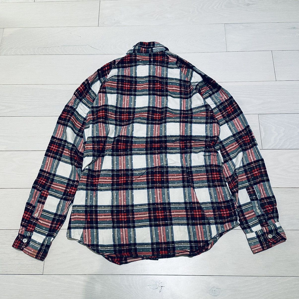 Japanese Brand × Sophnet. SOPH SOPHNET. polka dot checker raglan long sleeves shirt L Size US L / EU 52-54 / 3 - 2 Thumbnail