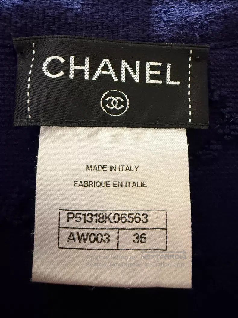 Chanel Chanel Dark blue tassel dress Size XS / US 0-2 / IT 36-38 - 4 Thumbnail