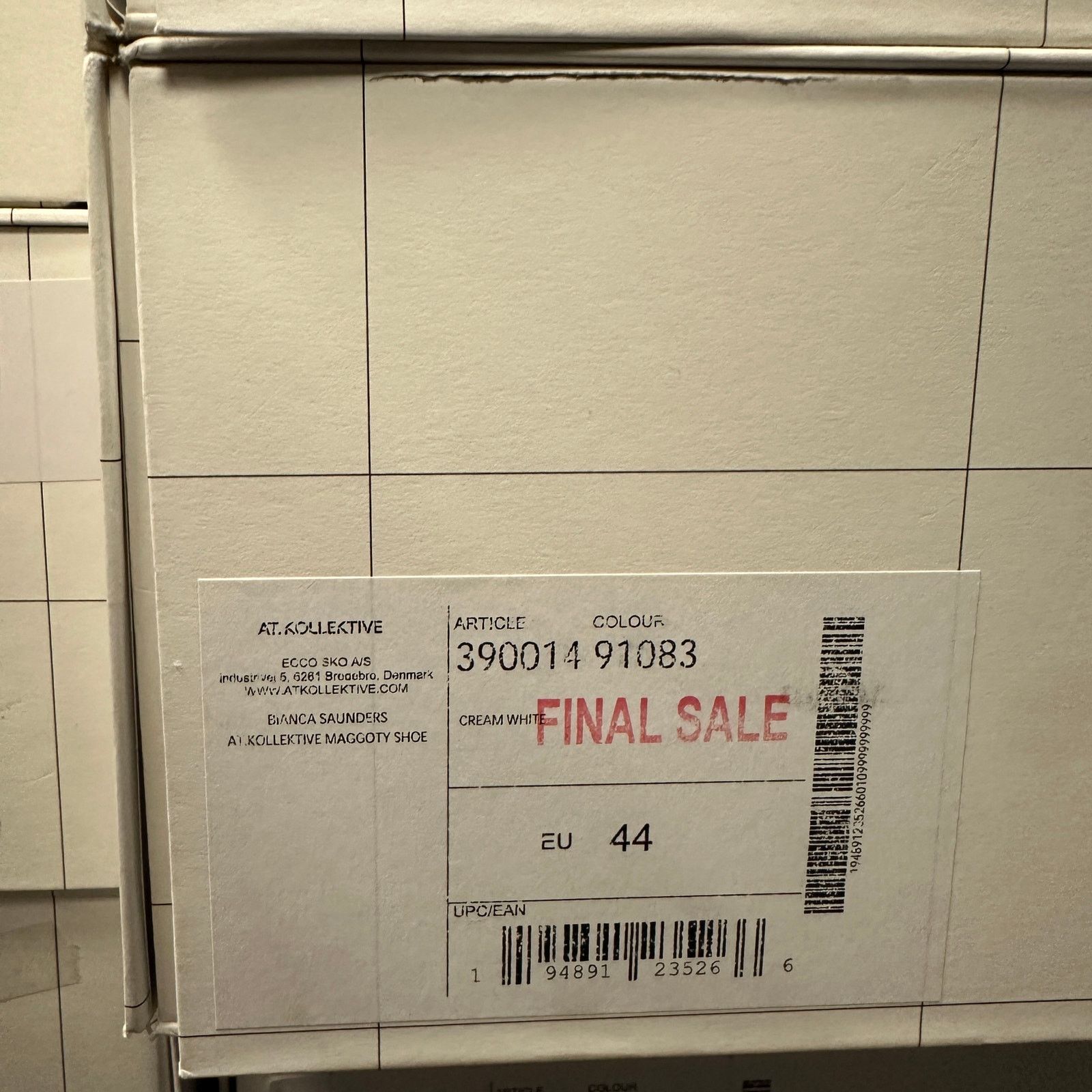 Ecco ECCO KOLLECTIVE X BIANCA SAUNDERS 44 MAGGOTY LOAFER WHITE Size US 11 / EU 44 - 6 Thumbnail