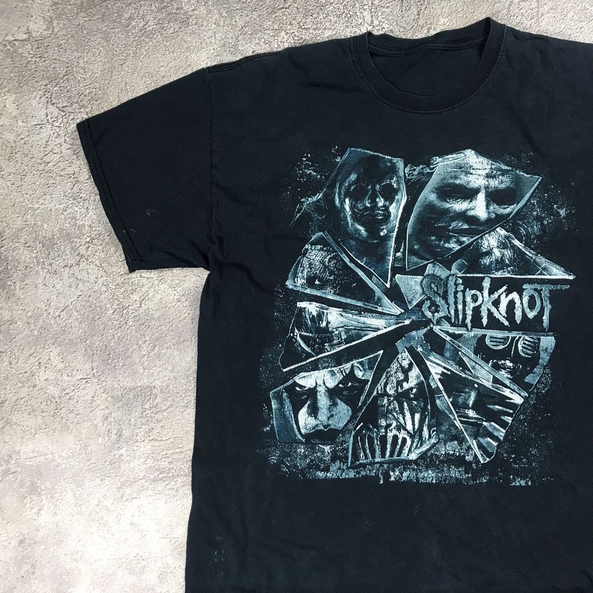 Vintage Vintage 90s Slipknot Band Tee Graphic Tee Grunge Cropped XL Size US XL / EU 56 / 4 - 3 Thumbnail