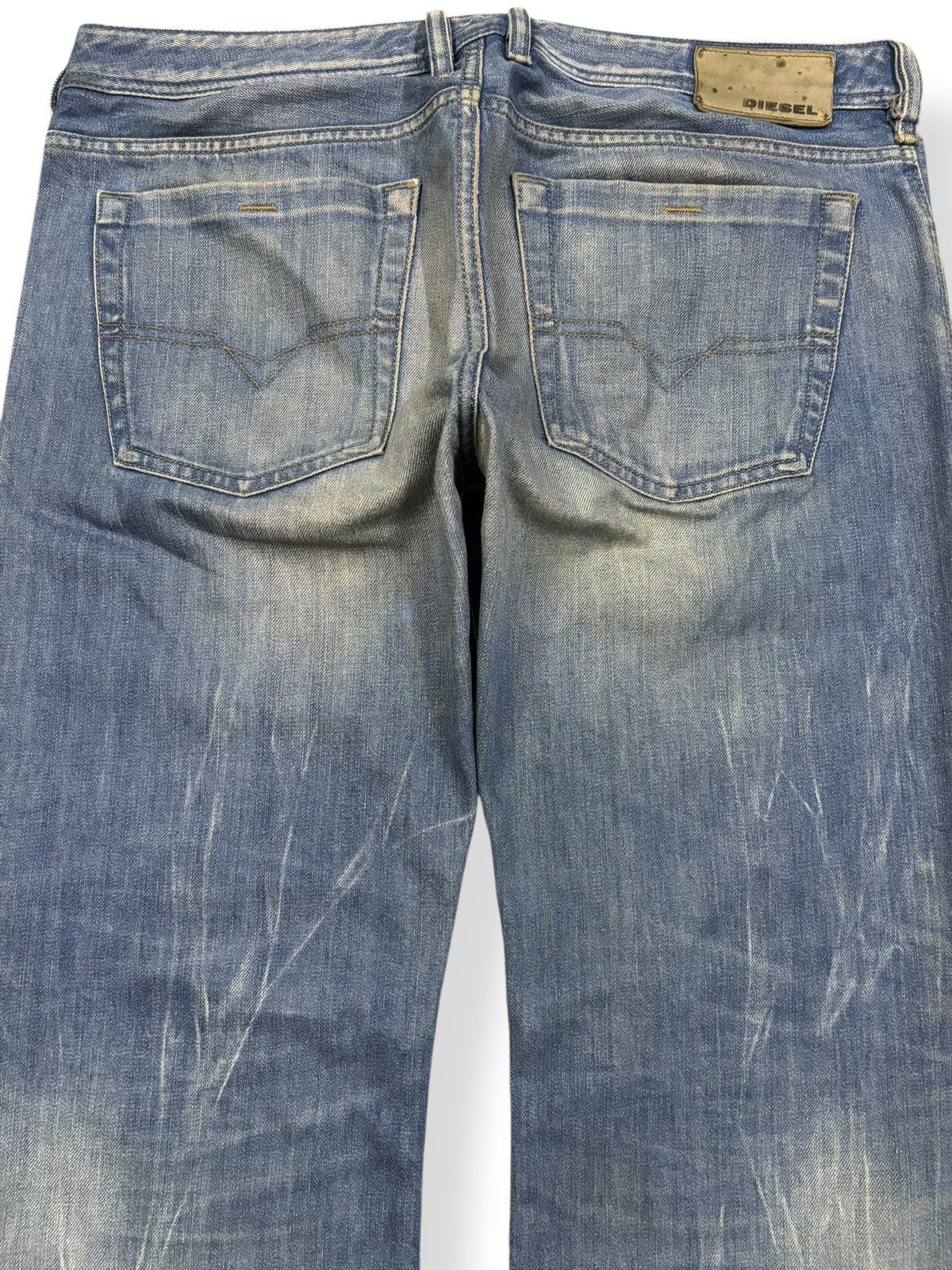 Diesel Vintage Diesel Industry Zatiny Mud Wash Bootcut Grunge Jeans Size US 36 / EU 52 - 10 Thumbnail