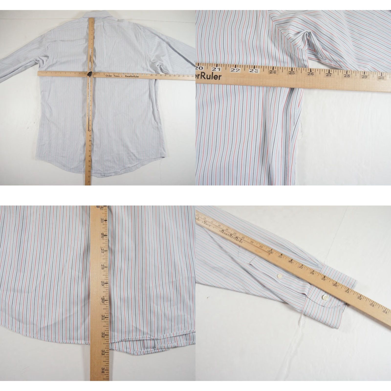Brooks Brothers VINTAGE Brooks Brothers Men's Button-Up Shirt Reg 17.5 Egyptian Cotton Striped Casual Formal All Seasons Size US XL / EU 56 / 4 - 8 Thumbnail