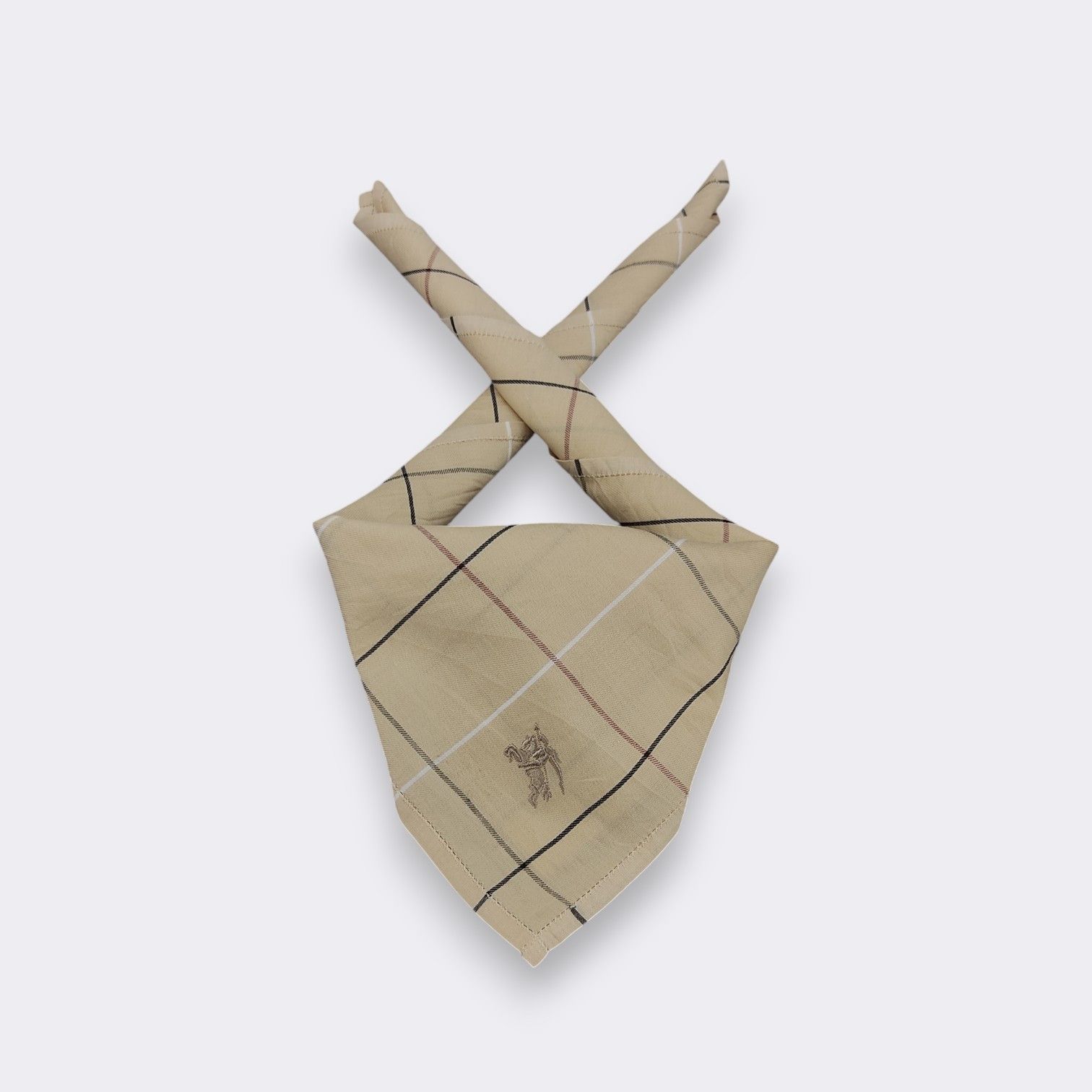 Burberry Vintage Burberry Handkerchief Neckerchief Bandana H416M Size ONE SIZE - 1 Thumbnail