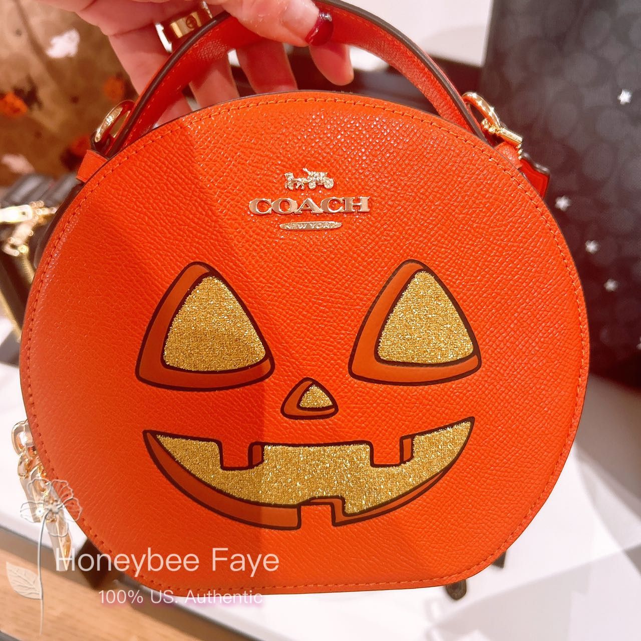 Coach Canteen Crossbody Bag With Halloween Pumpkin Print CW468 Size ONE SIZE - 2 Thumbnail