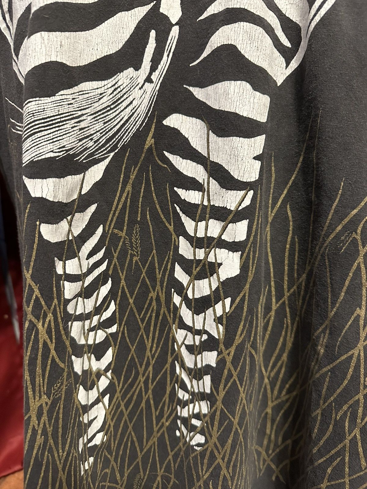 Vintage Vintage Zebra Animal Tshirt 90’s All Over Print Nature Grail Size US XL / EU 56 / 4 - 7 Thumbnail