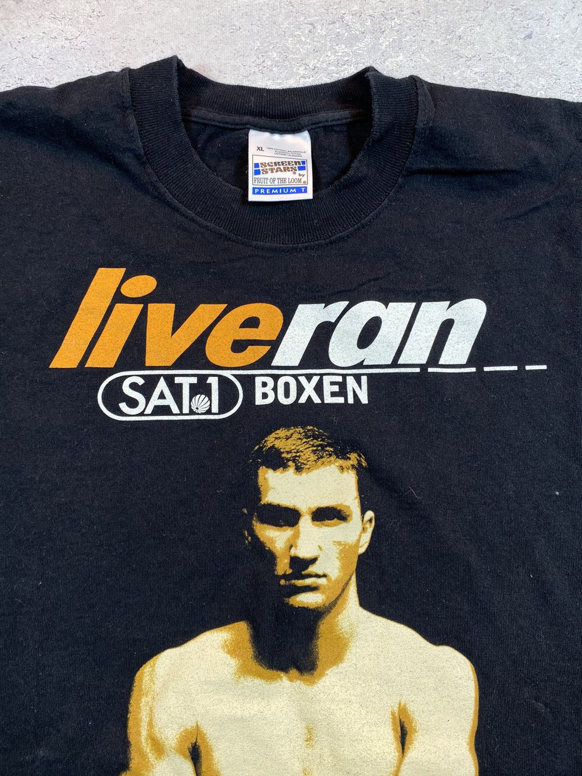 Vintage Vintage Very Rare T-Shirt Wladimir Klitschko vs Lajos Eros Size US XL / EU 56 / 4 - 5 Thumbnail
