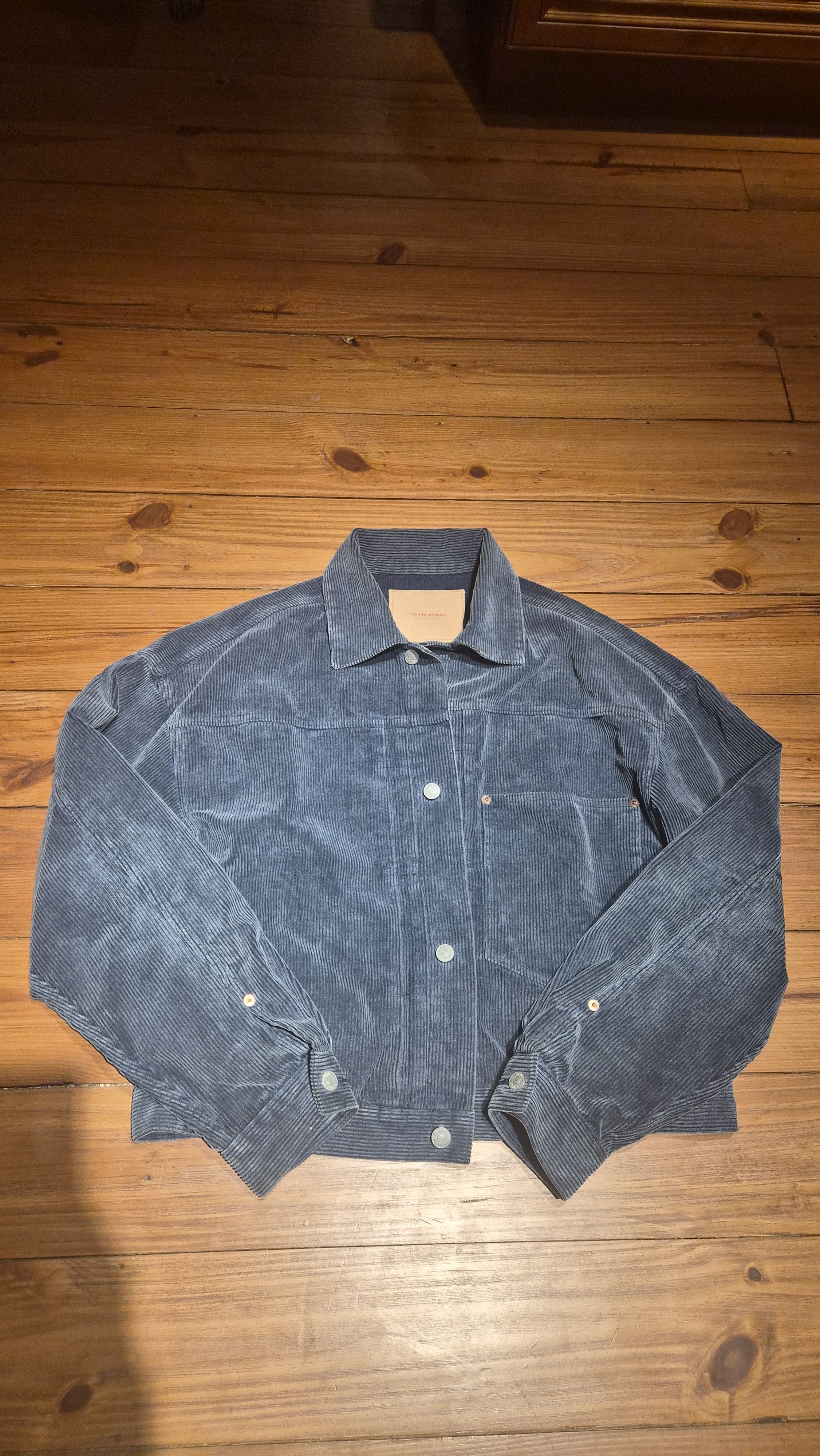 Other Type 1 jacket in faded blue cotton corduroy Size US M / EU 48-50 / 2 - 1 Thumbnail