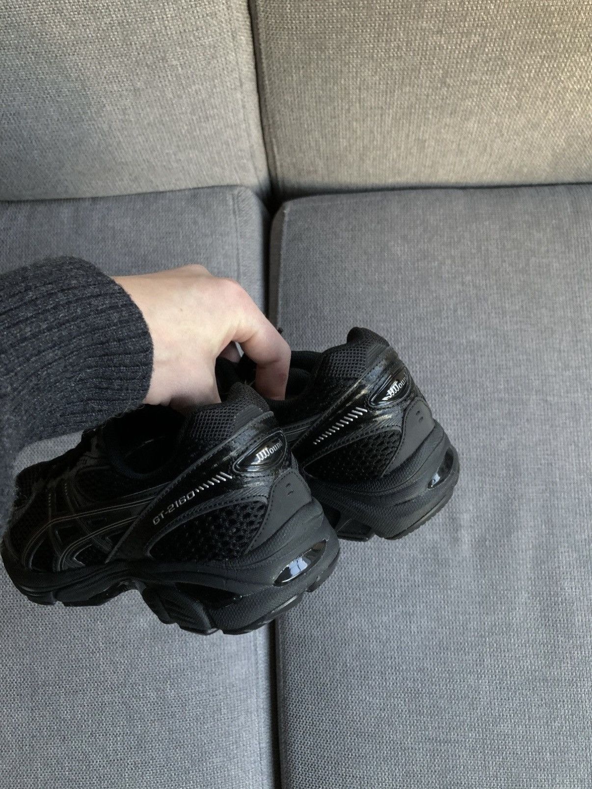 Asics × JJJJound GT-2160 1203A691-002 BLACK/BLACK JJJOUND ASICS Size US 7.5 / EU 40-41 - 3 Thumbnail