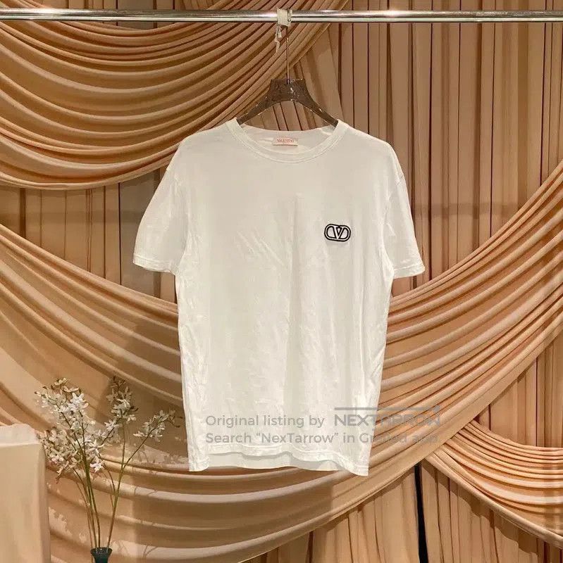 Valentino Valentino White Cotton T-Shirt for Women . Size L / US 10 / IT 46 - 1 Thumbnail
