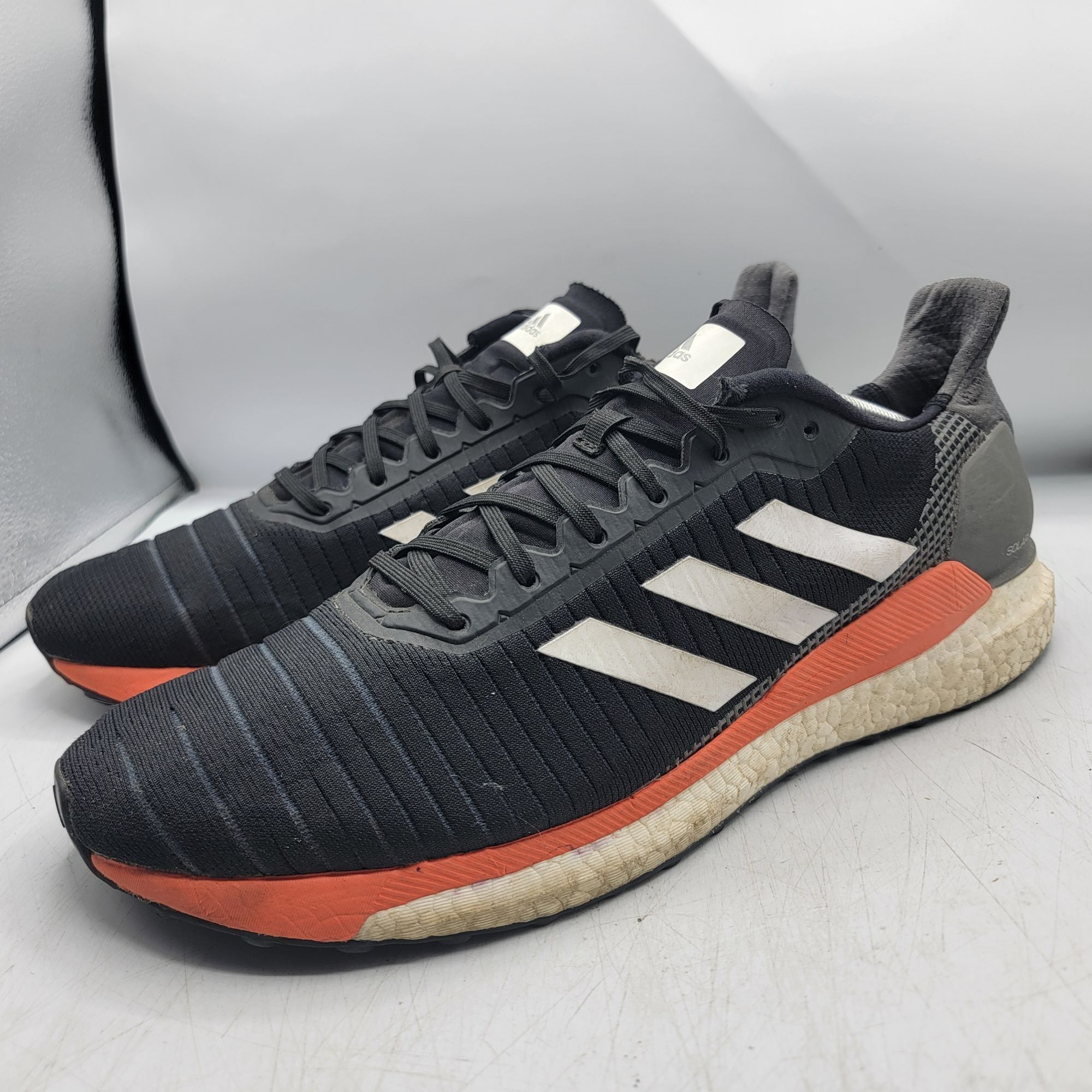 Adidas Adidas Solar Glide 19 Mens 13 Black Orange Sneaker Shoes Ath Size US 13 / EU 46 - 3 Thumbnail