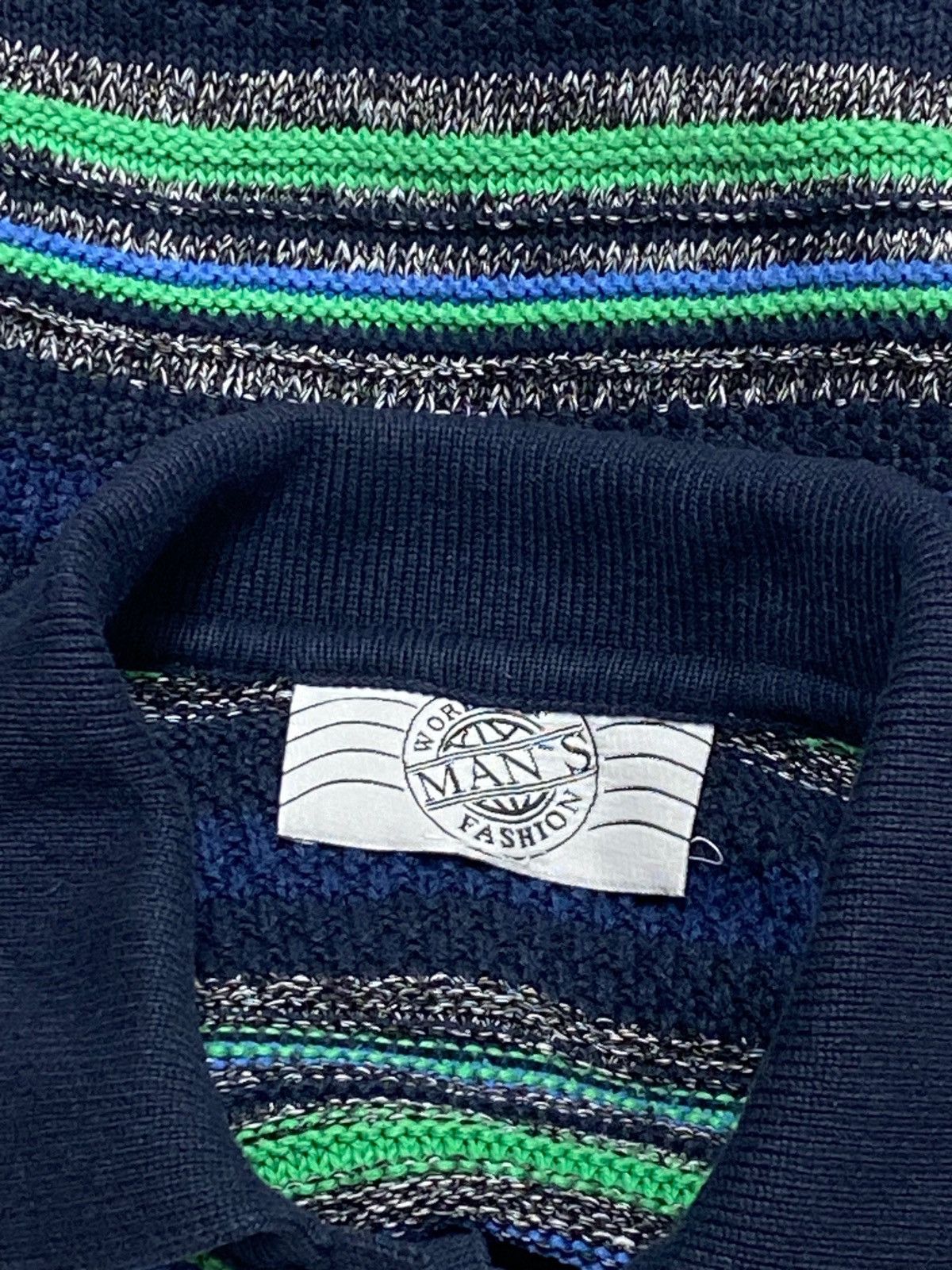 Vintage 90s Vintage Multi Coloured 3D Cable Knit Sweater Grunge Size US M / EU 48-50 / 2 - 4 Thumbnail