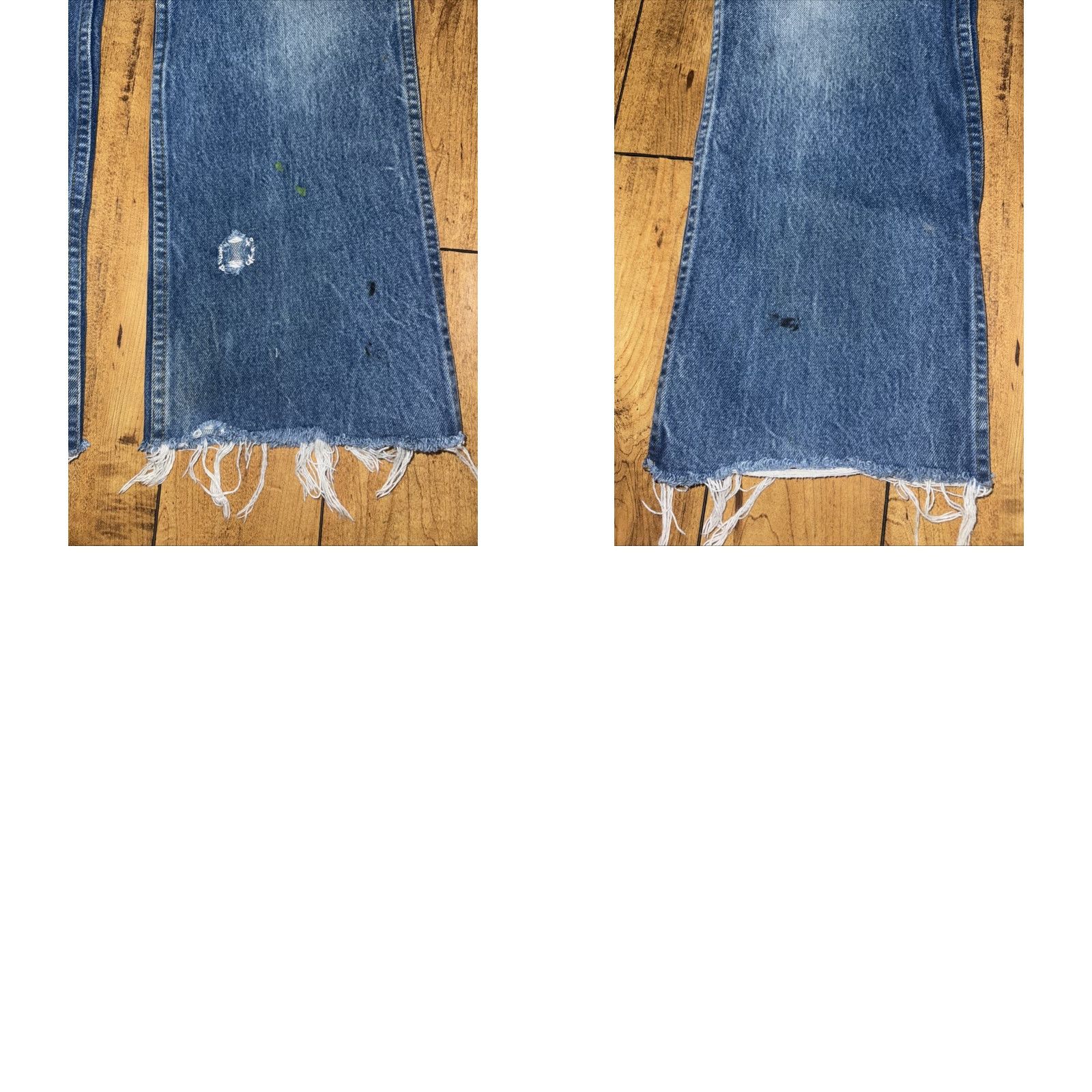 Vintage VINTAGE Sears Roebucks Jeans 32x28 Blue Distressed Workwear Made in USA Mens Jeans Straight 32 Blue Distressed USA Size US 32 / EU 48 - 8 Thumbnail