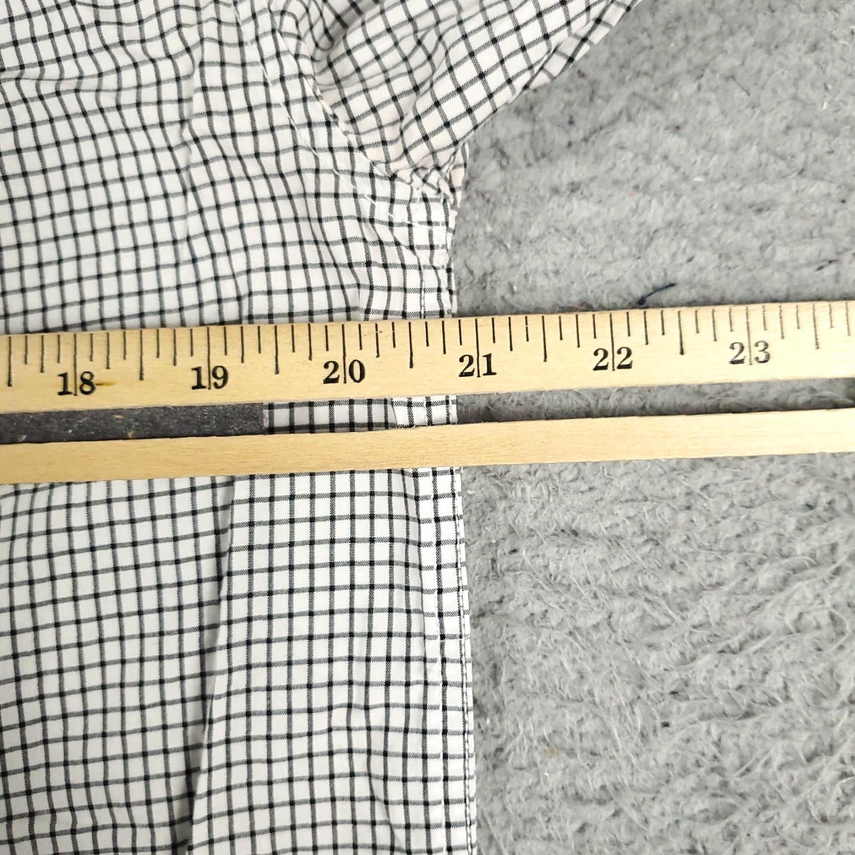 American Eagle Outfitters American Eagle Shirt Mens Small Gray Check Button Up Long Sleeve Casual Size US S / EU 44-46 / 1 - 7 Thumbnail