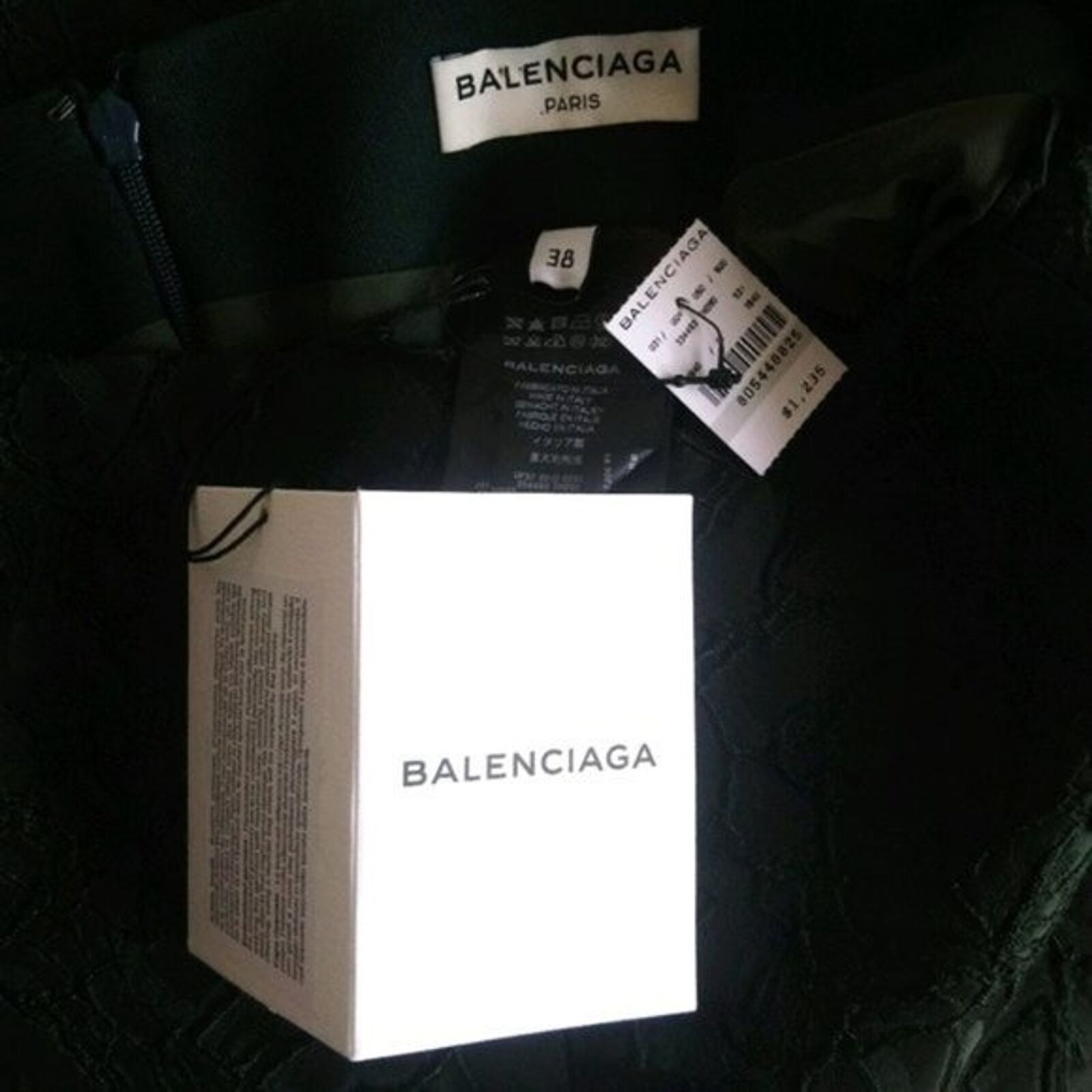 Balenciaga BALENCIAGA Evergeen Jacquard Silk-Blend Skirt, M/FR38 Size 27" / US 4 / IT 40 - 9 Thumbnail