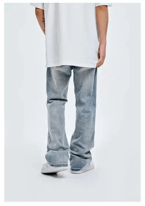 Jean Ripped Jeans Wide Leg Size US 28 / EU 44 - 3 Thumbnail