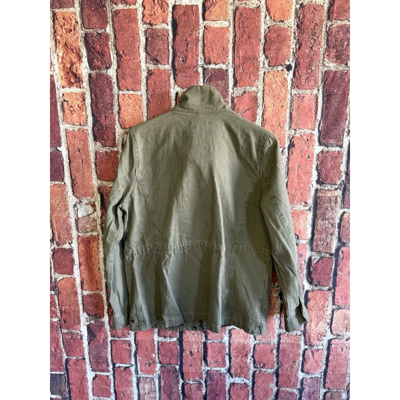 Vintage Oniell Mens Green Full Zip Outdoor Mock Neck Jacket Size Medium Size US M / EU 48-50 / 2 - 2 Thumbnail