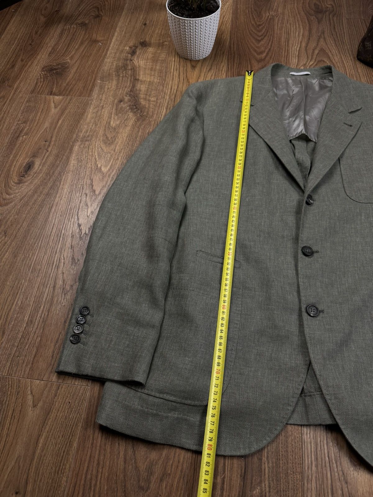Brunello Cucinelli Linen blazer Brunello Cucinelli Italy original luxury item Size 50L - 8 Thumbnail