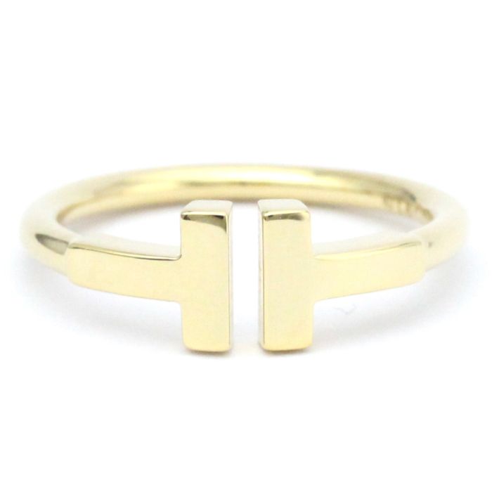 Tiffany & Co. Tiffany T Wire Ring Yellow Gold (18K) Band Ring Gold ...