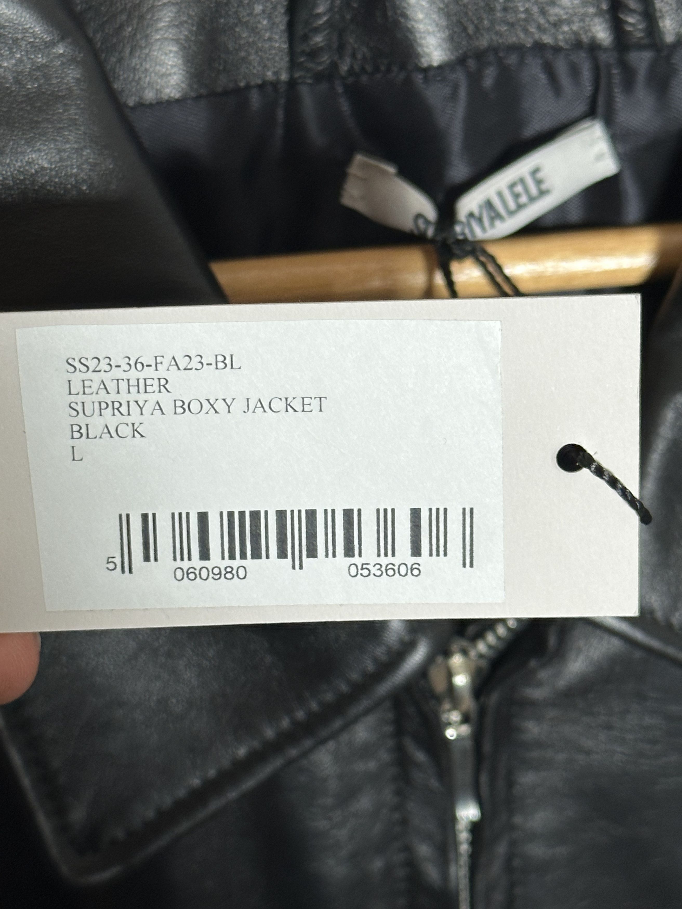 Other Black Leather Supriya Lele Jacket Size L / US 10 / IT 46 - 6 Thumbnail