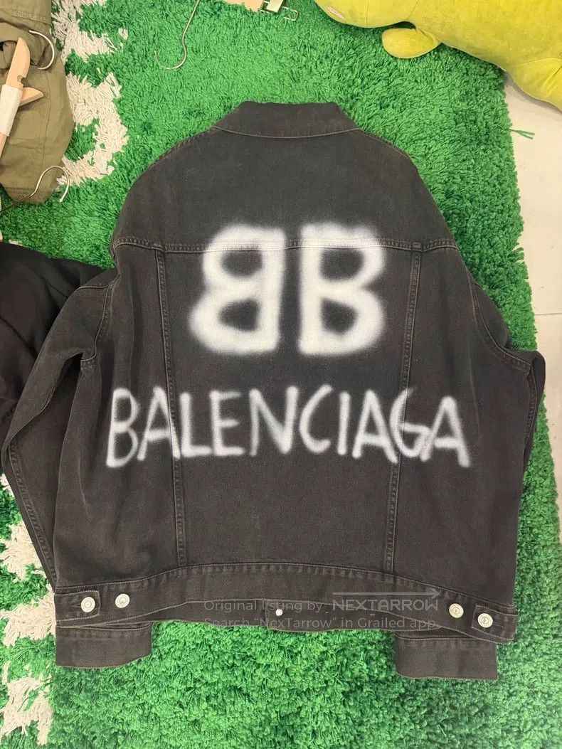 Balenciaga Balenciaga denim jacket Size US M / EU 48-50 / 2 - 7 Thumbnail