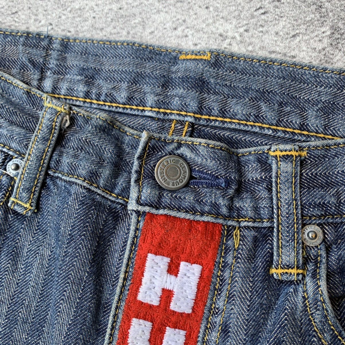 Hysteric Glamour × If Six Was Nine × Japanese Brand Rare🔥 Hysteric Glamour Patch embroidery Flared Denim Jeans Size US 30 / EU 46 - 8 Thumbnail