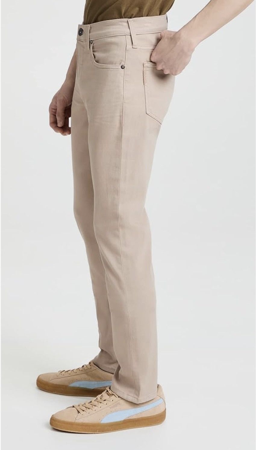 Paige Transcend Lennox 32” Slim Jean ‘Toasted Almond’ Size US 32 / EU 48 - 3 Thumbnail